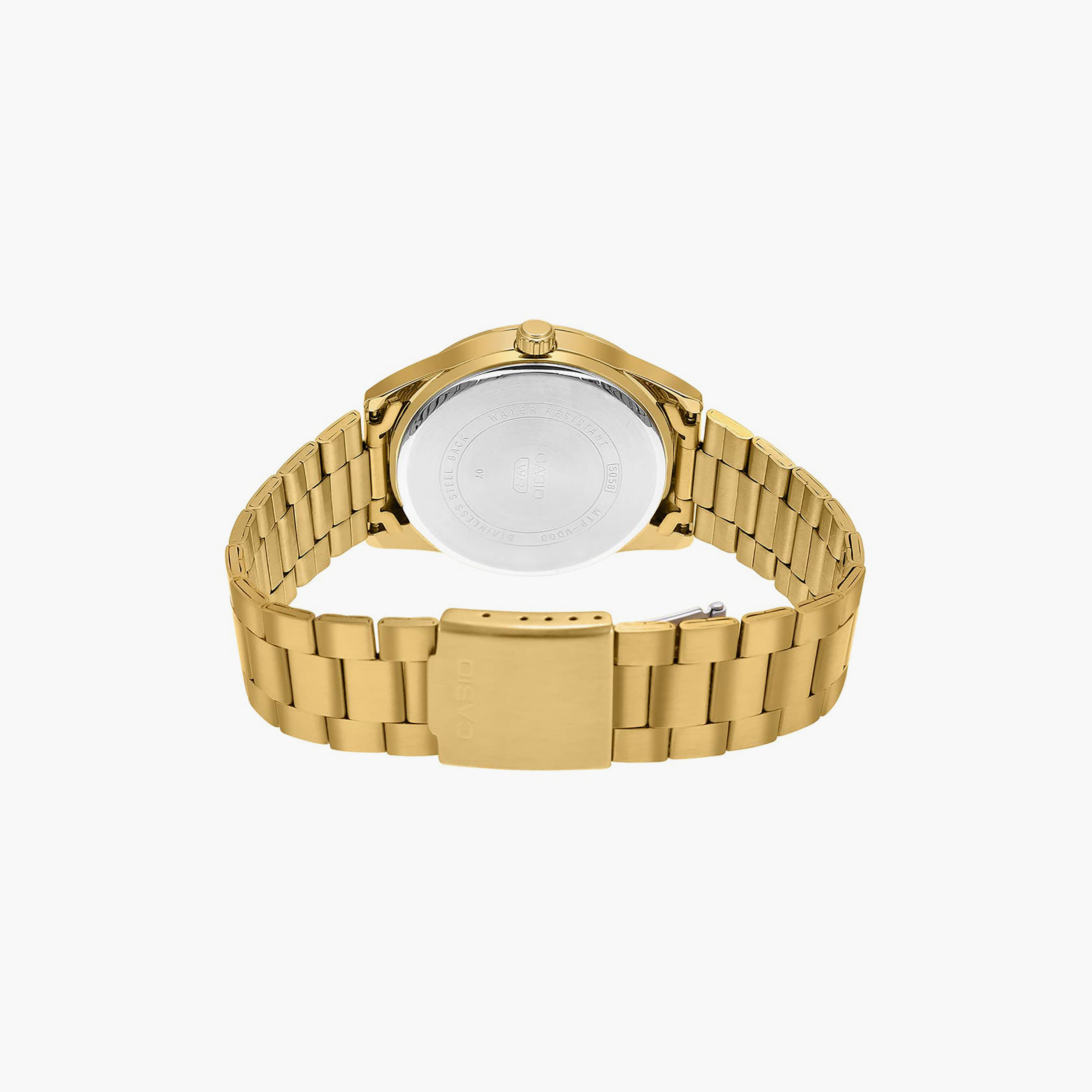 Casio Men's Gold Analog Stainless Steel Strap Watch | MTP-VD03G-1AUDF-men-watchesandjewellery-watches-image-3
