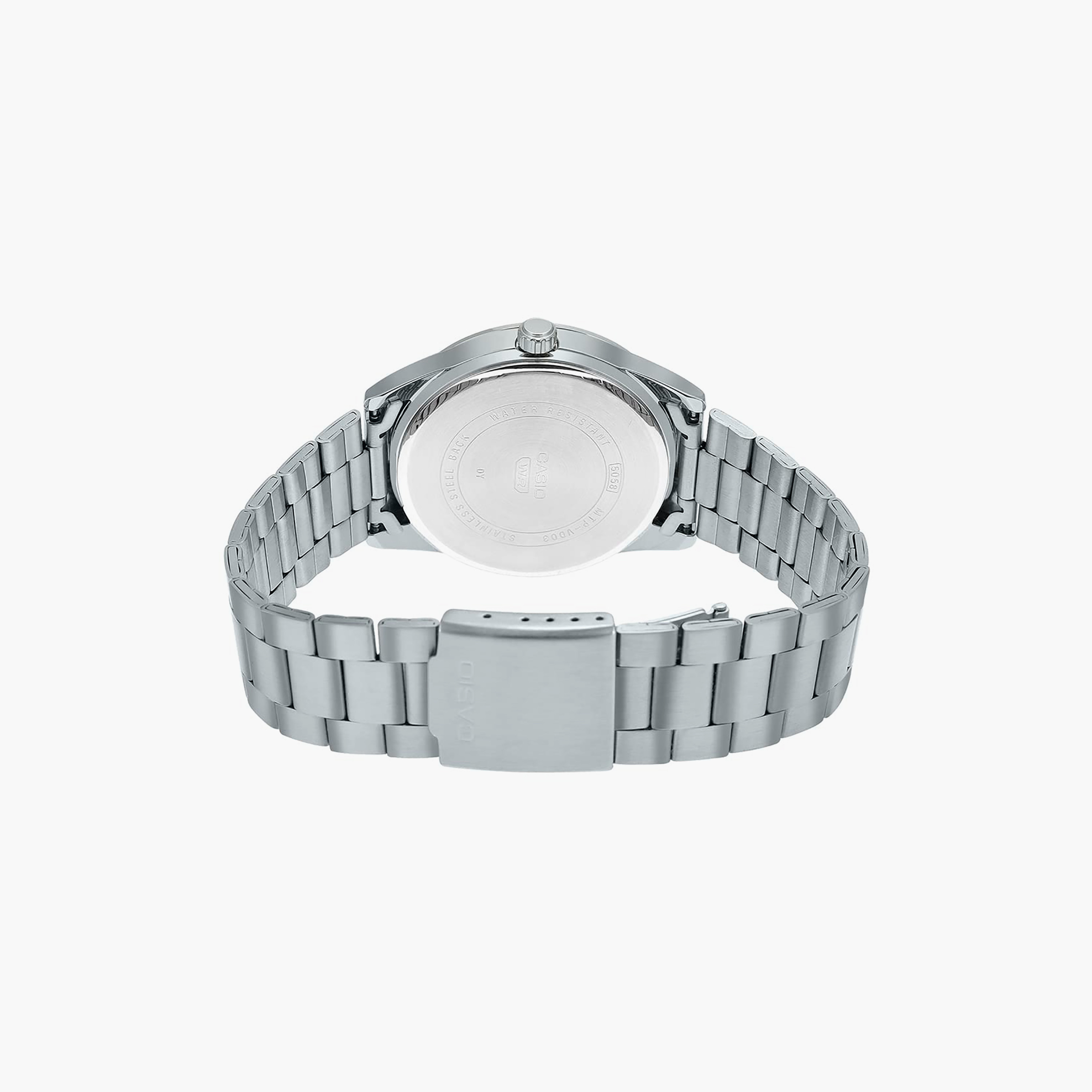 Casio Men's Silver Analog Stainless Steel Strap Watch | MTP-VD03D-1AUDF-men-watchesandjewellery-watches-image-3