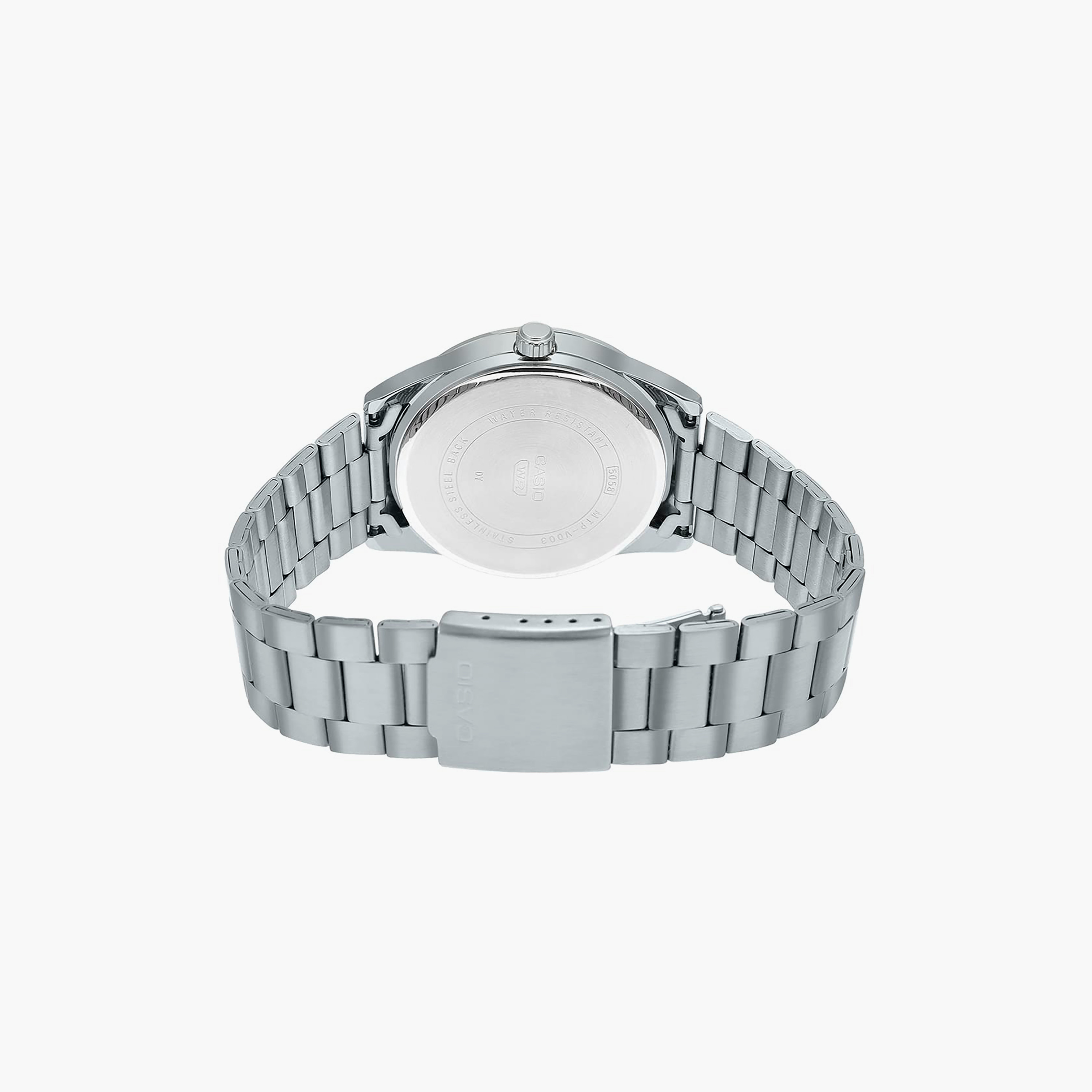 ساعة أنالوج فضية بسوار ستانلس ستيل من كاسيو للرجال | MTP-VD03D-2AUDF-men-watchesandjewellery-watches-image-3
