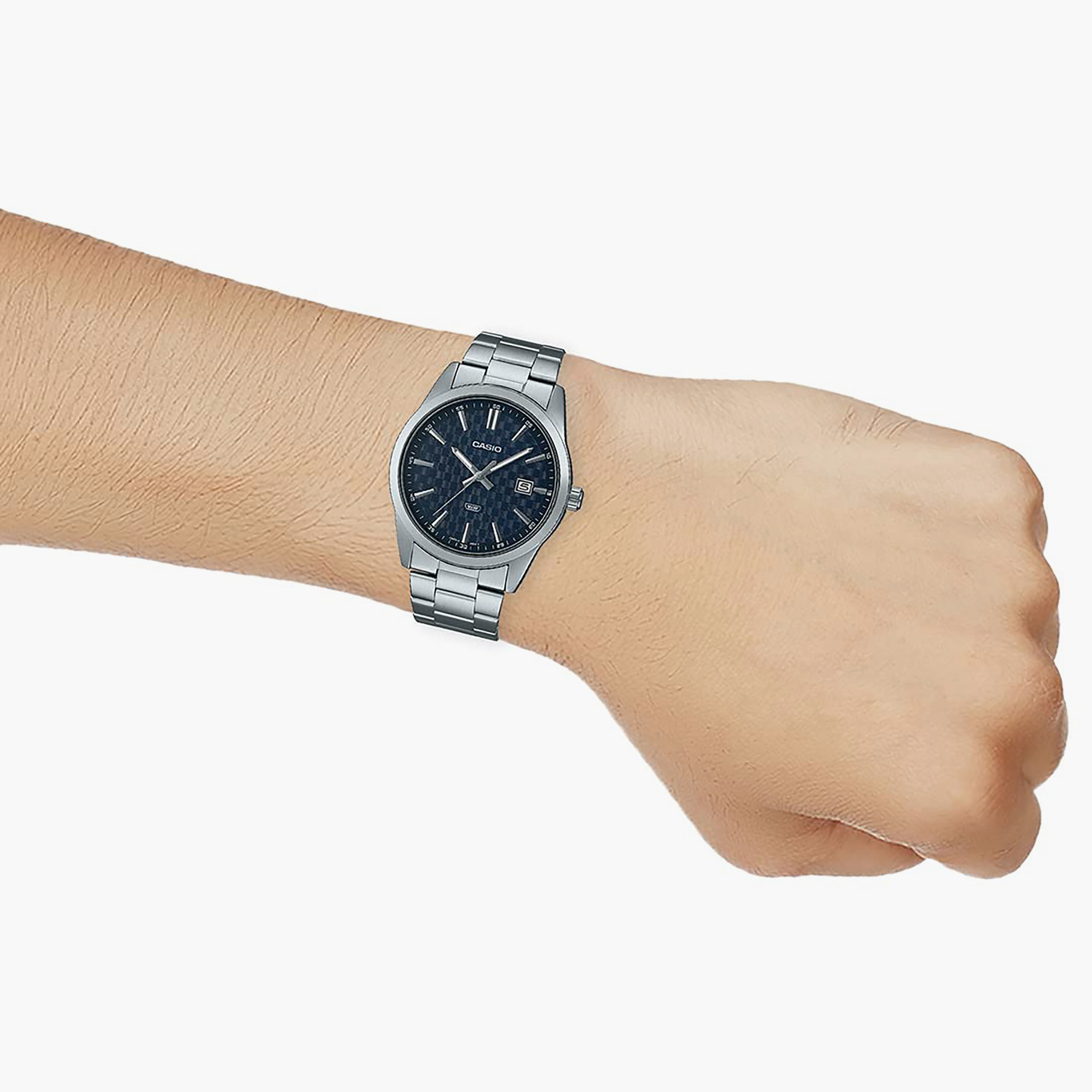 ساعة أنالوج فضية بسوار ستانلس ستيل من كاسيو للرجال | MTP-VD03D-2AUDF-men-watchesandjewellery-watches-image-5