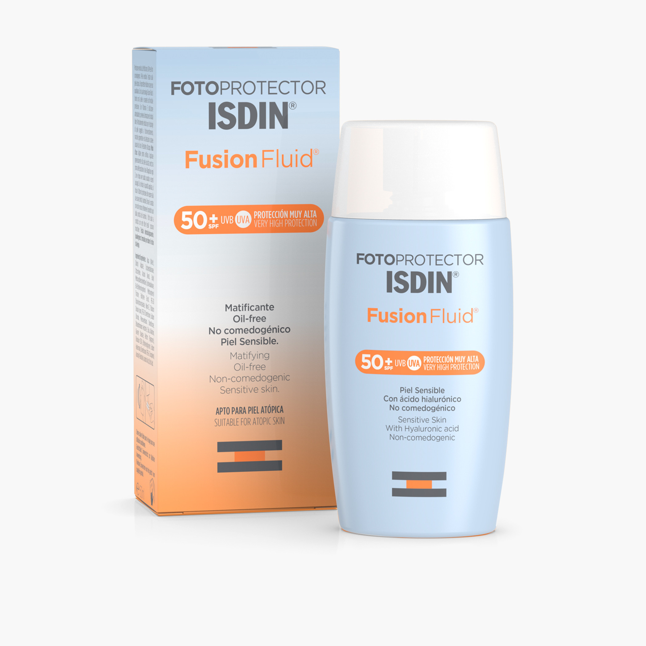 ISDIN Fotoprotector Fusion Fluid SPF 50 Plus Sunscreen - 50 ml-beautyandpersonalcare-makeup-face-bbandcccreams-image-1