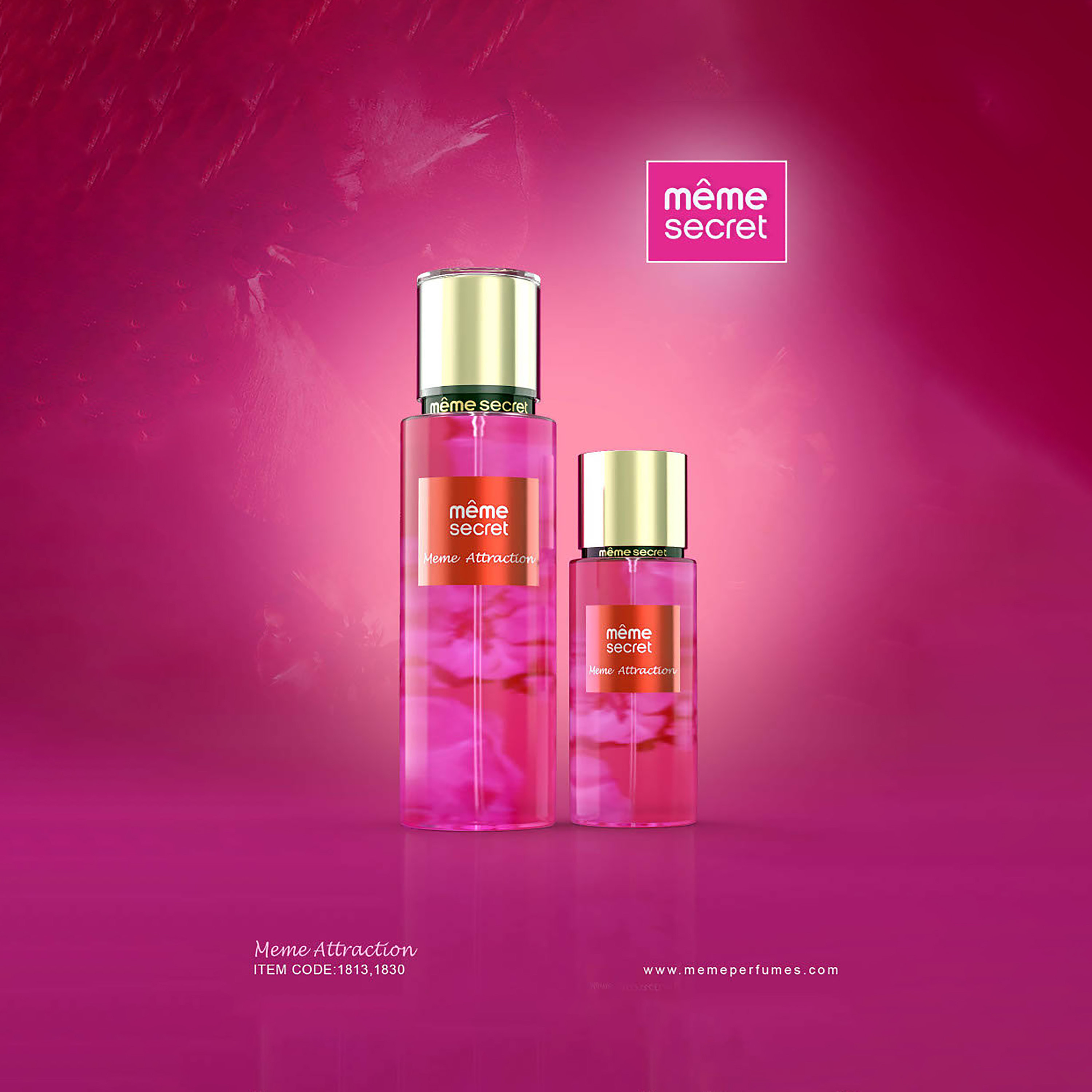 Meme Attraction Body Mist 250Ml-beautyandpersonalcare-skin-cleansers-tonerandmists-image-2