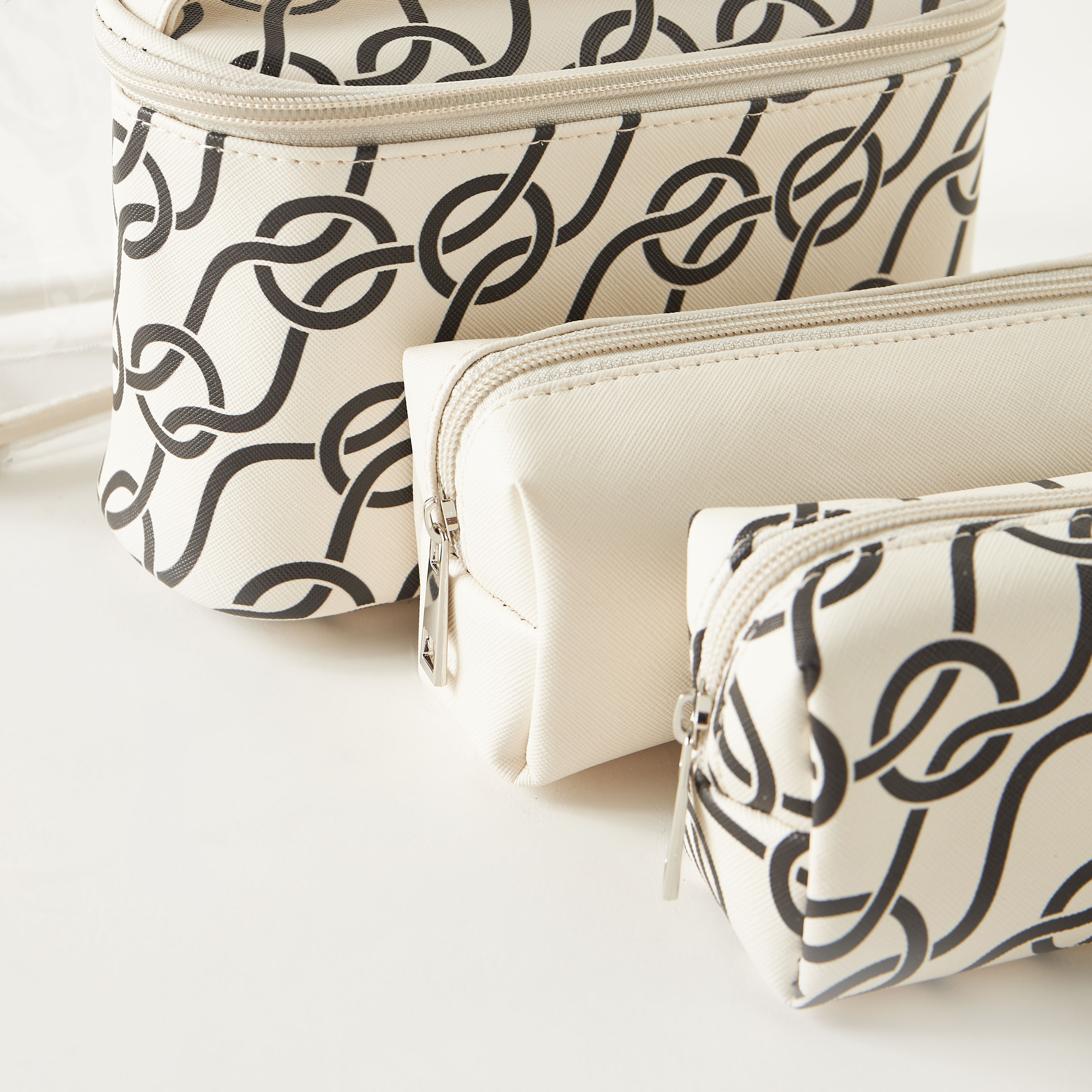 Assorted 4 Piece Cosmetic Bag Set