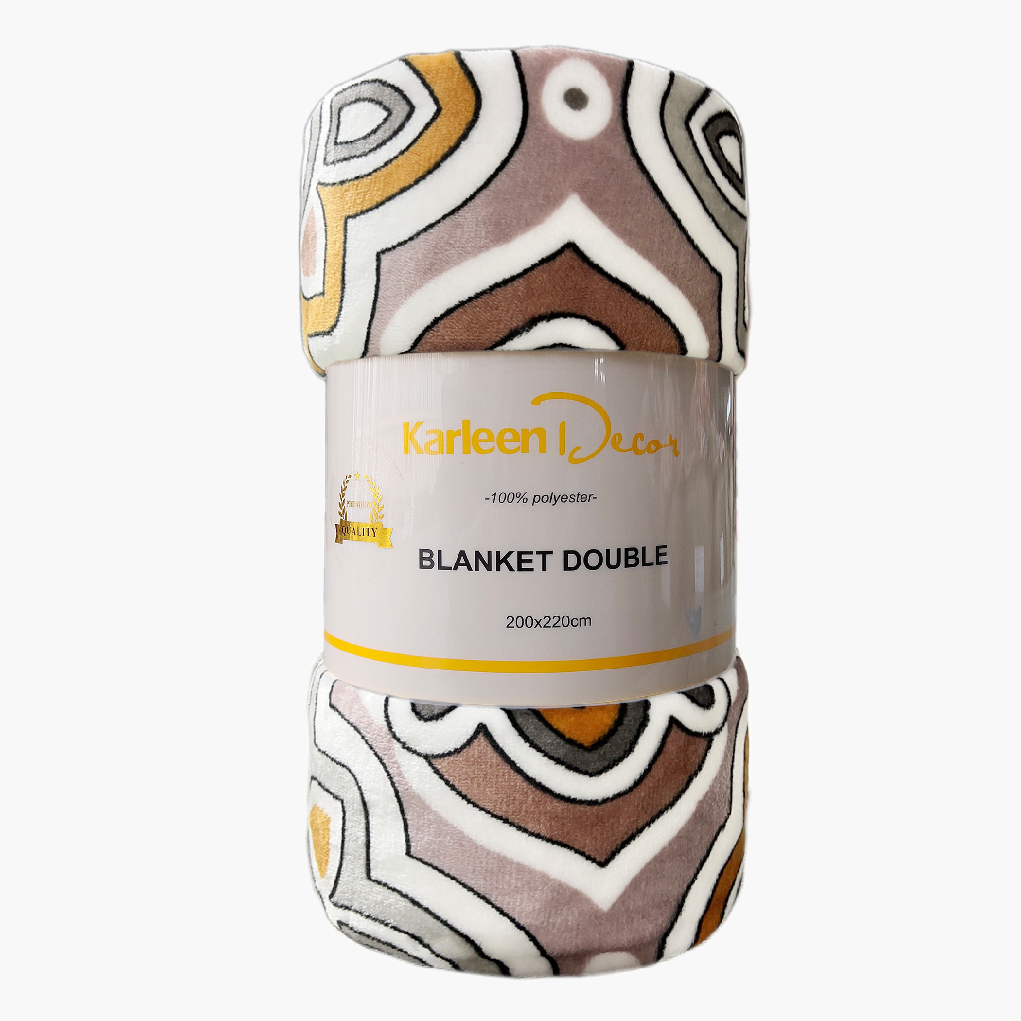 Karleen Decor Printed Flannel Blanket - 200x220 cms-household-bedding-blankets-image-2
