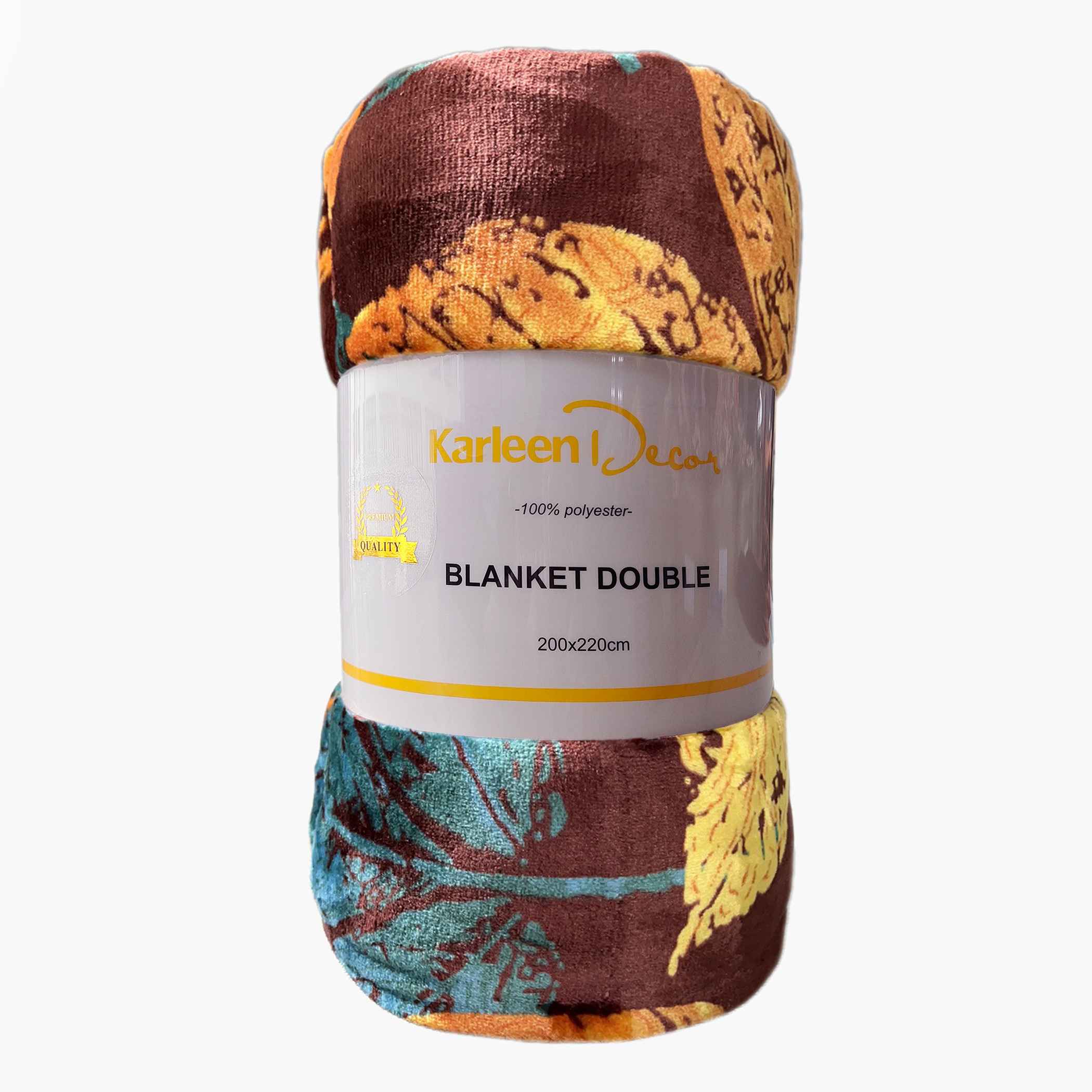 بطانية فلانيل بارزة الملمس كارلين ديكور - 200x220 سم-household-bedding-blankets-image-2