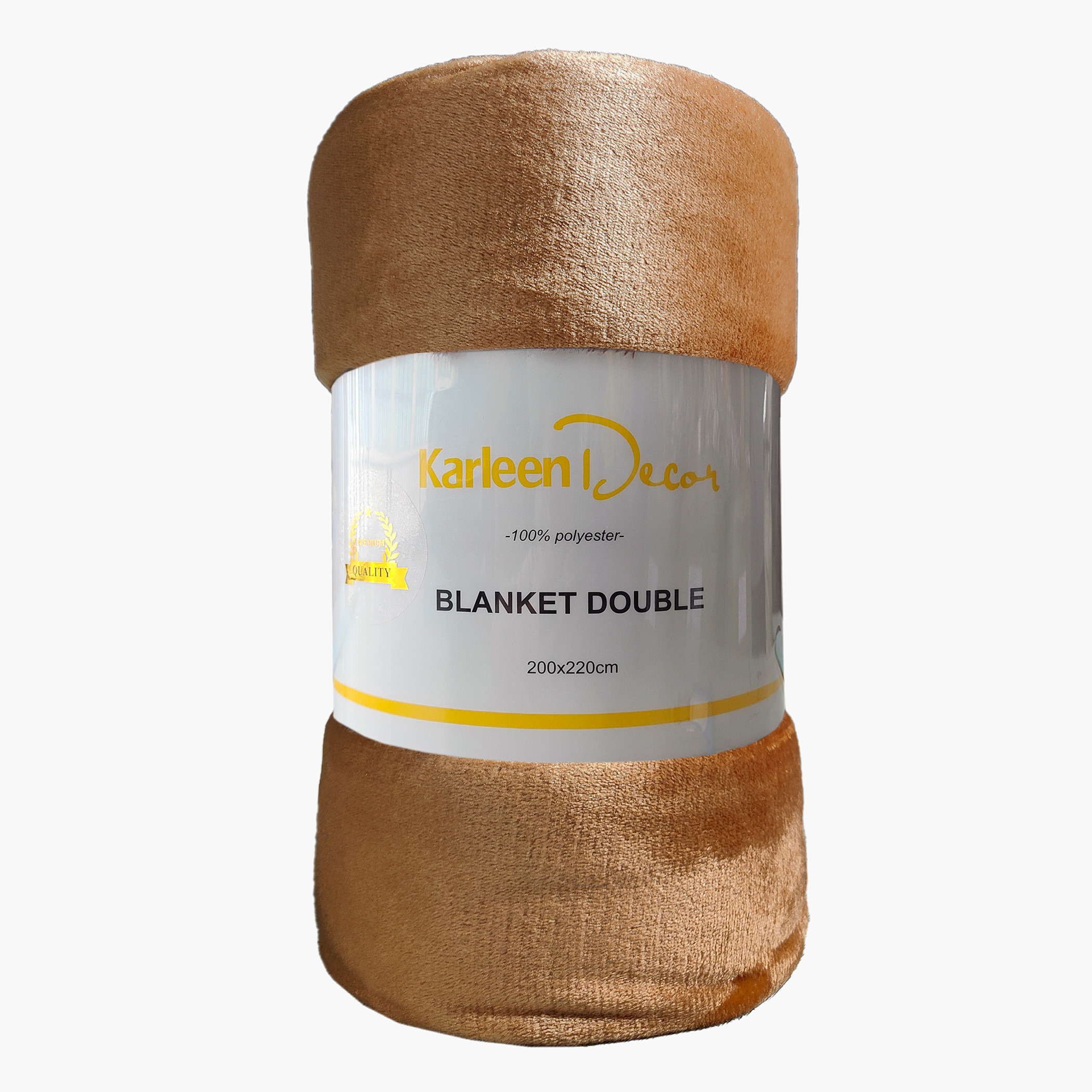 بطانية فلانيل بارزة الملمس كارلين ديكور - 200x220 سم-household-bedding-blankets-image-1