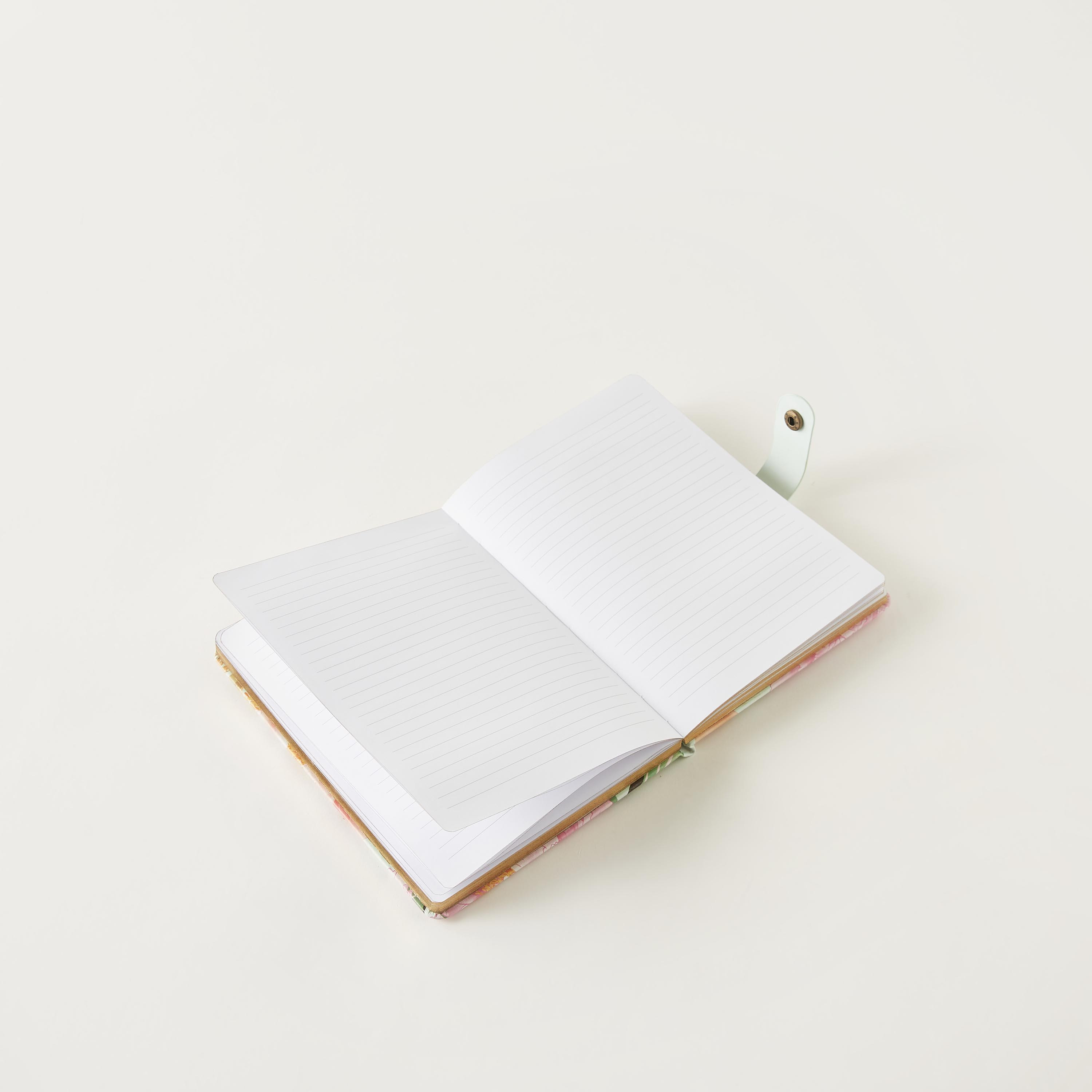 Slogan Print Ruled Notebook with Snap Button Closure-school-stationery-notebooks-image-4