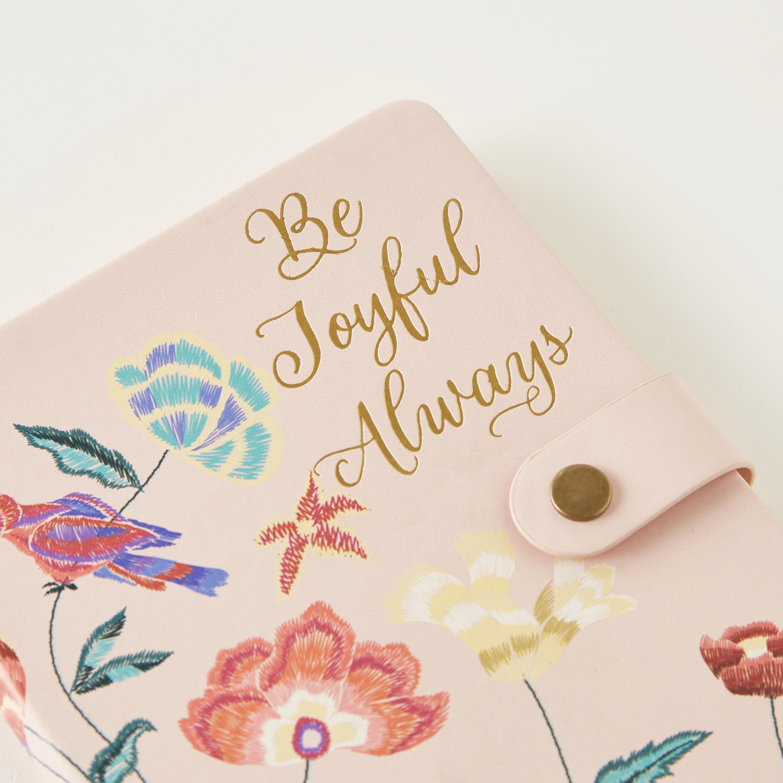 Slogan Print Ruled Notebook with Snap Button Closure-school-stationery-notebooks-image-3