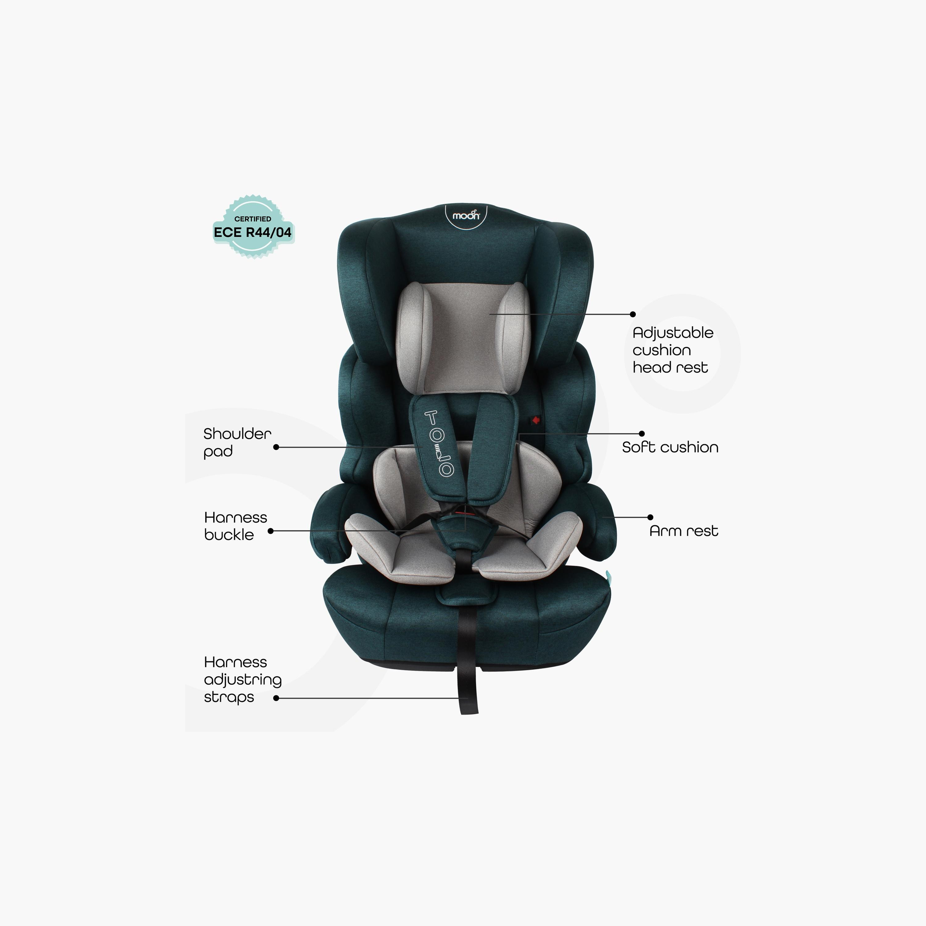 Moon Tolo Baby/Kids Car Seat (Group 1, 2, 3), Green-baby-gear-carseats-image-4