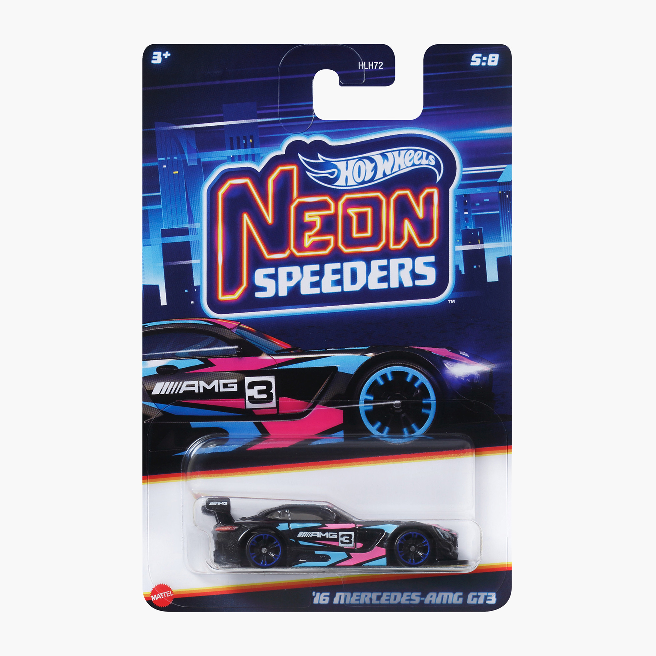 Hot Wheels Cars, Neon Speeders , 1 Die-Cast Toy Car in 1:64 Scale, Gift for Collectors & Kids-toys-playvehicles-cars-image-6