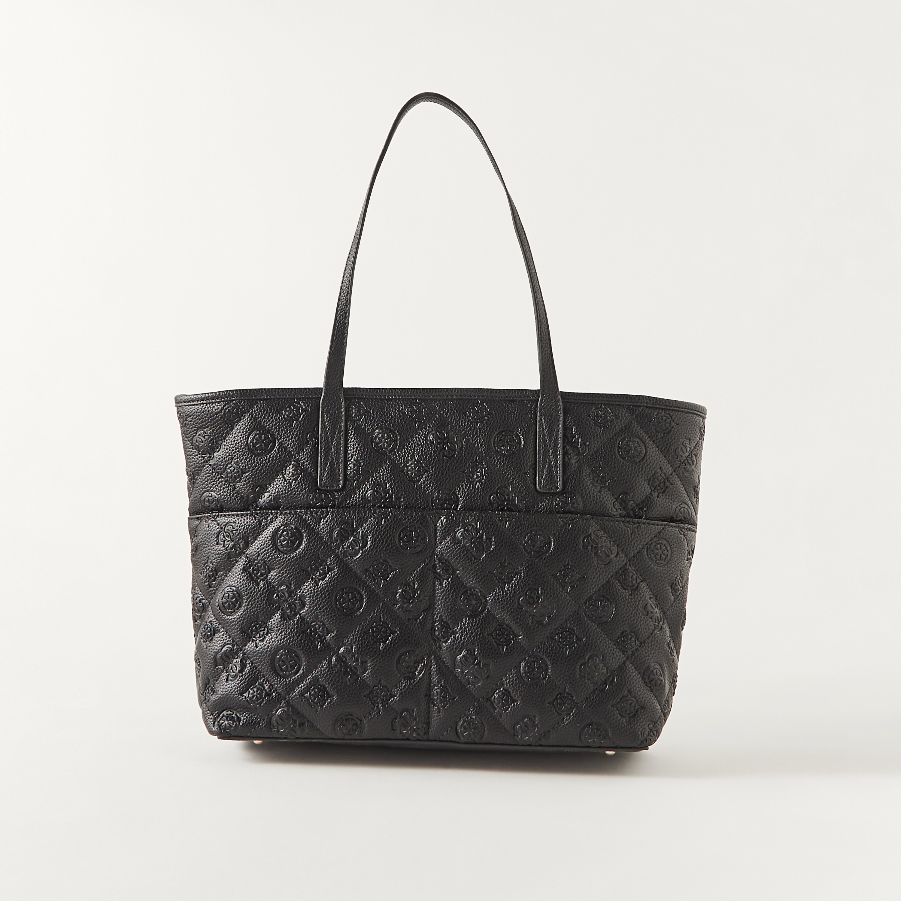 Guess Monogram Quilt Textured Tote Bag with Pouch-women-bagsandwallets-handbags-image-4