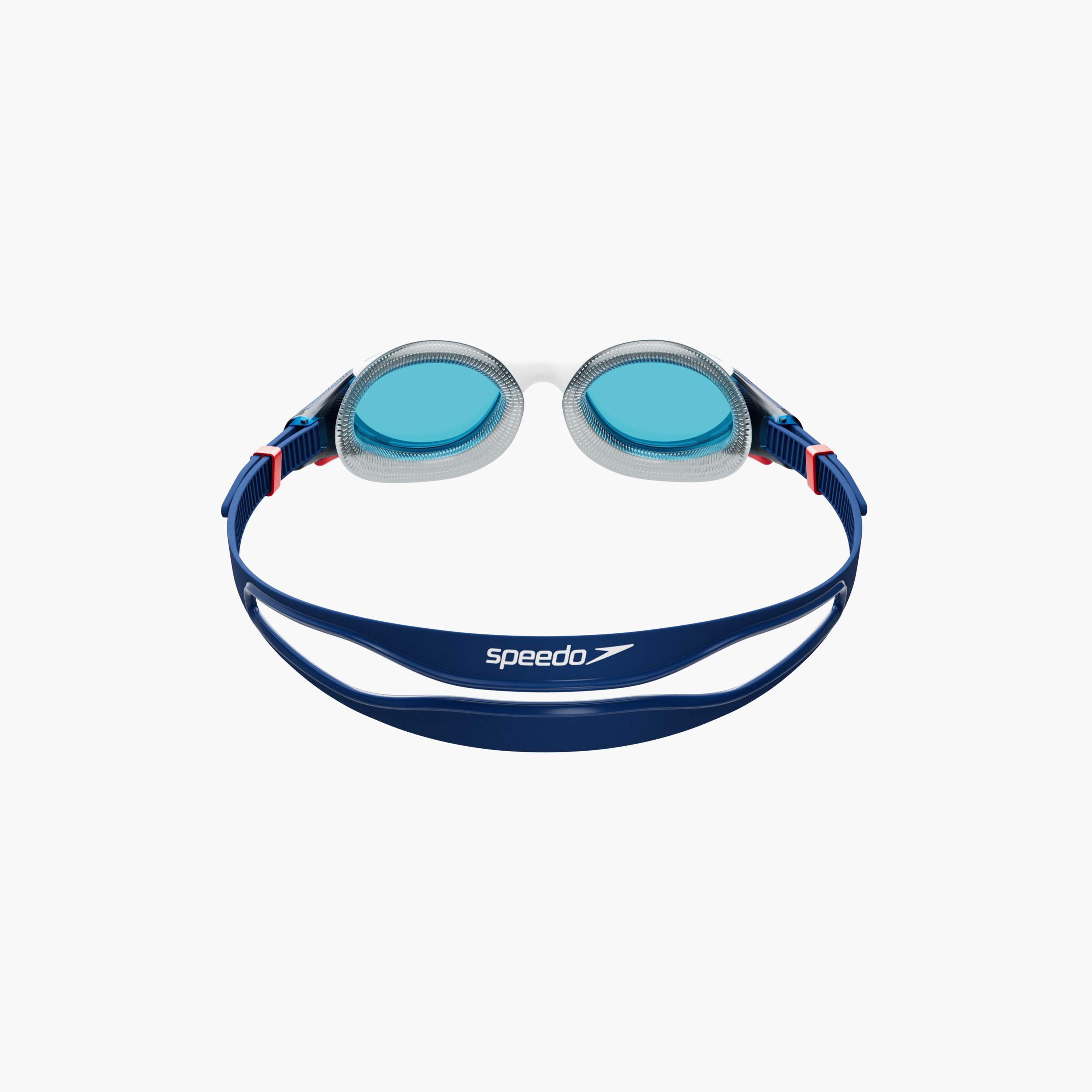Speedo Biofuse 2 0 Goggles, Adult Unisex, Ammonite Blue/White/Red/Blue-sports-gear-swimming-men-image-3