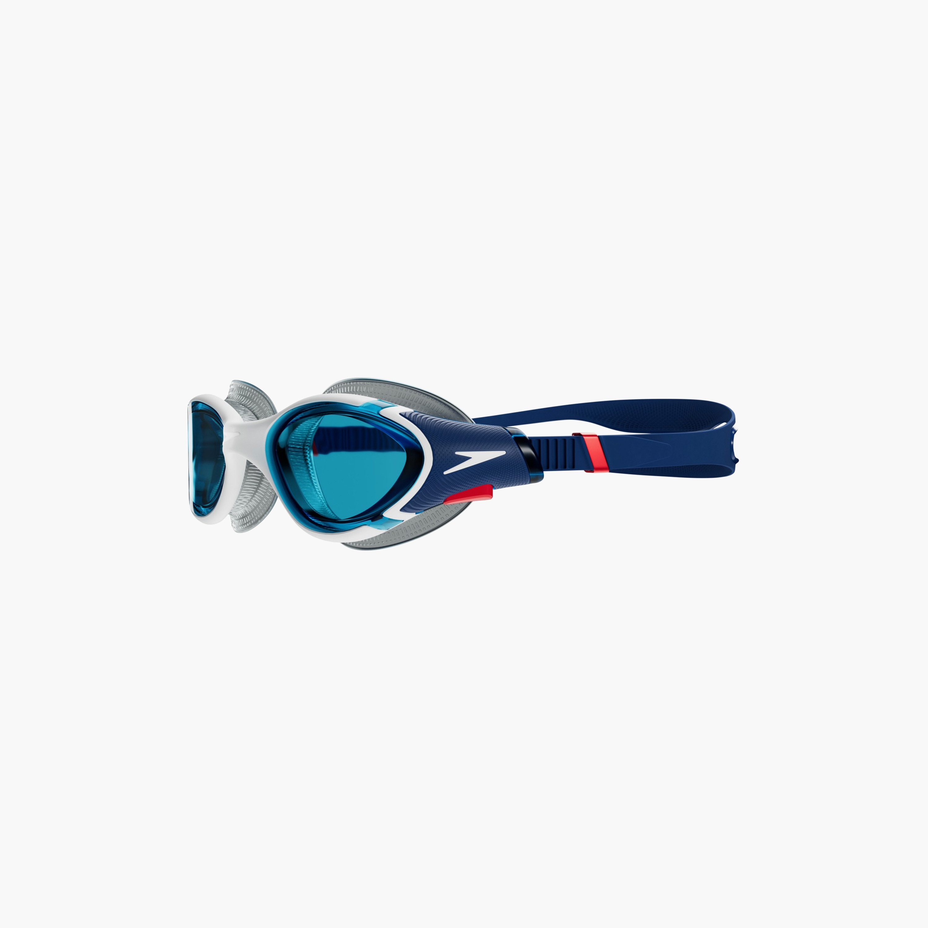 Speedo Biofuse 2 0 Goggles, Adult Unisex, Ammonite Blue/White/Red/Blue-sports-gear-swimming-men-image-4