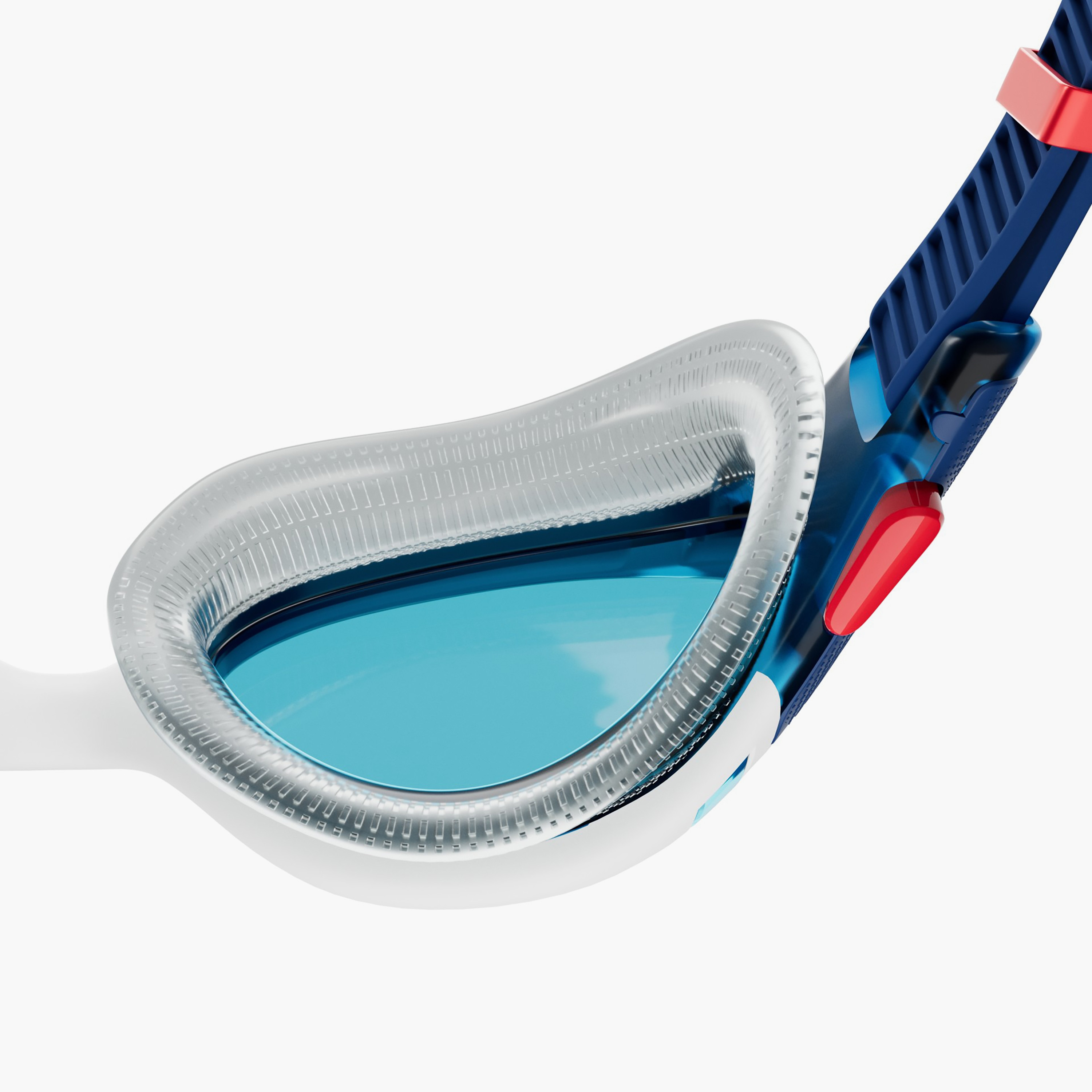 Speedo Biofuse 2 0 Goggles, Adult Unisex, Ammonite Blue/White/Red/Blue-sports-gear-swimming-men-image-5
