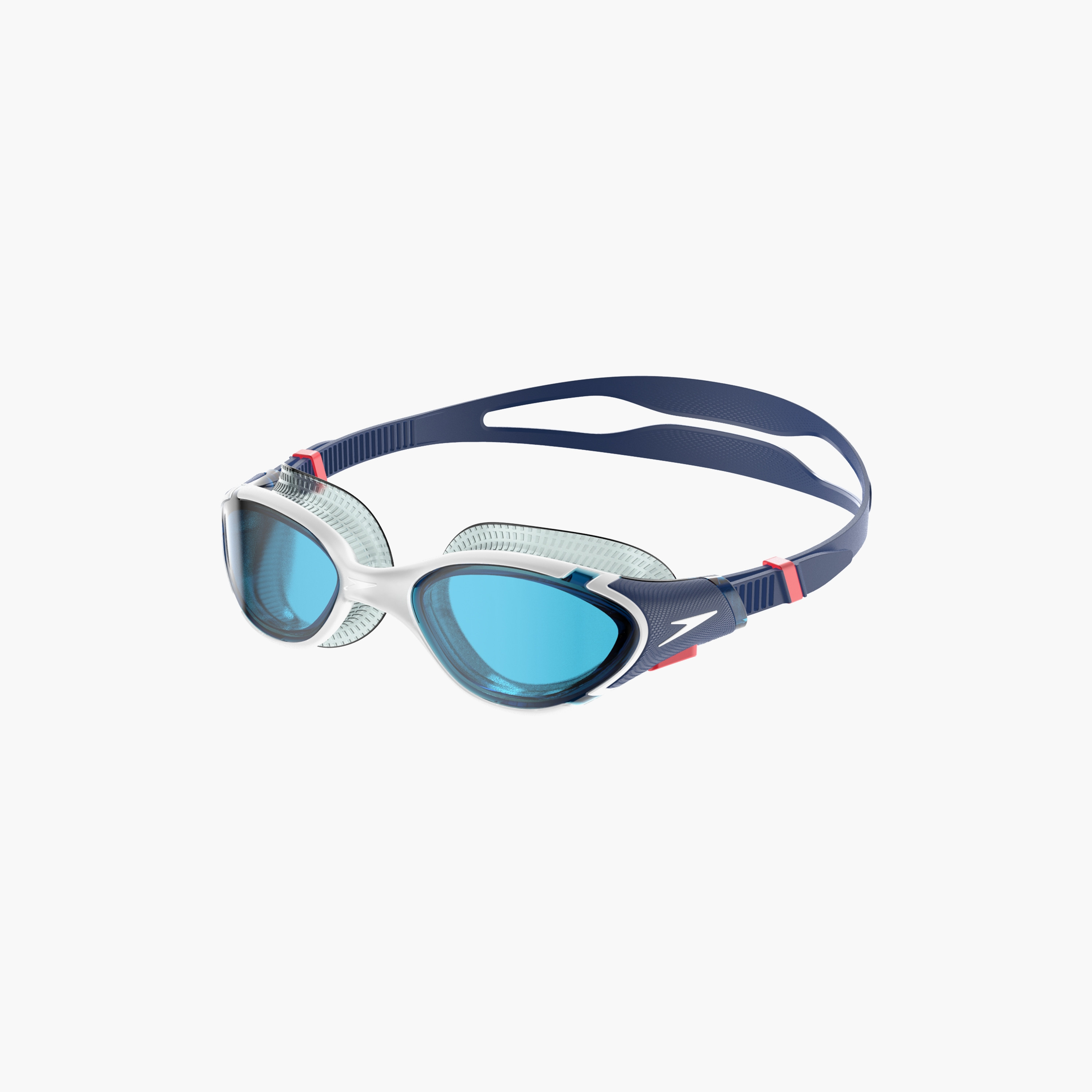 Speedo Biofuse 2 0 Goggles, Adult Unisex, Ammonite Blue/White/Red/Blue-sports-gear-swimming-men-image-6