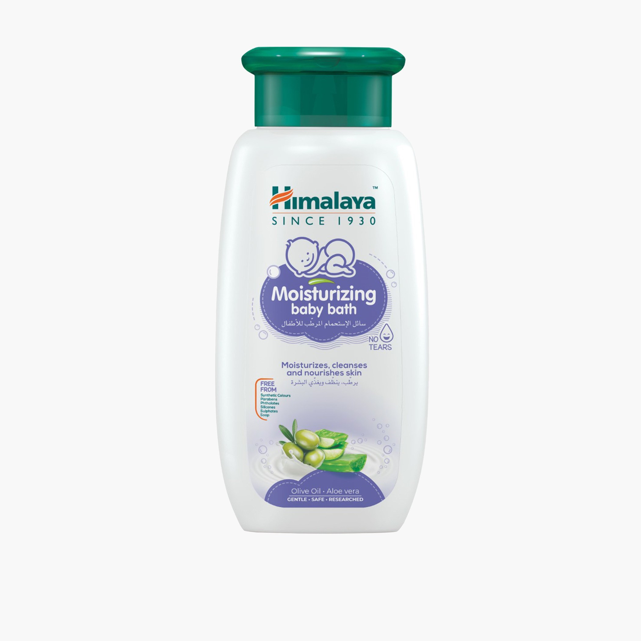 Himalaya Olive Oil and Aloe Vera Moisturizing Baby Bath - 400 ml-baby-bathandcare-hairbodyskincare-image-1