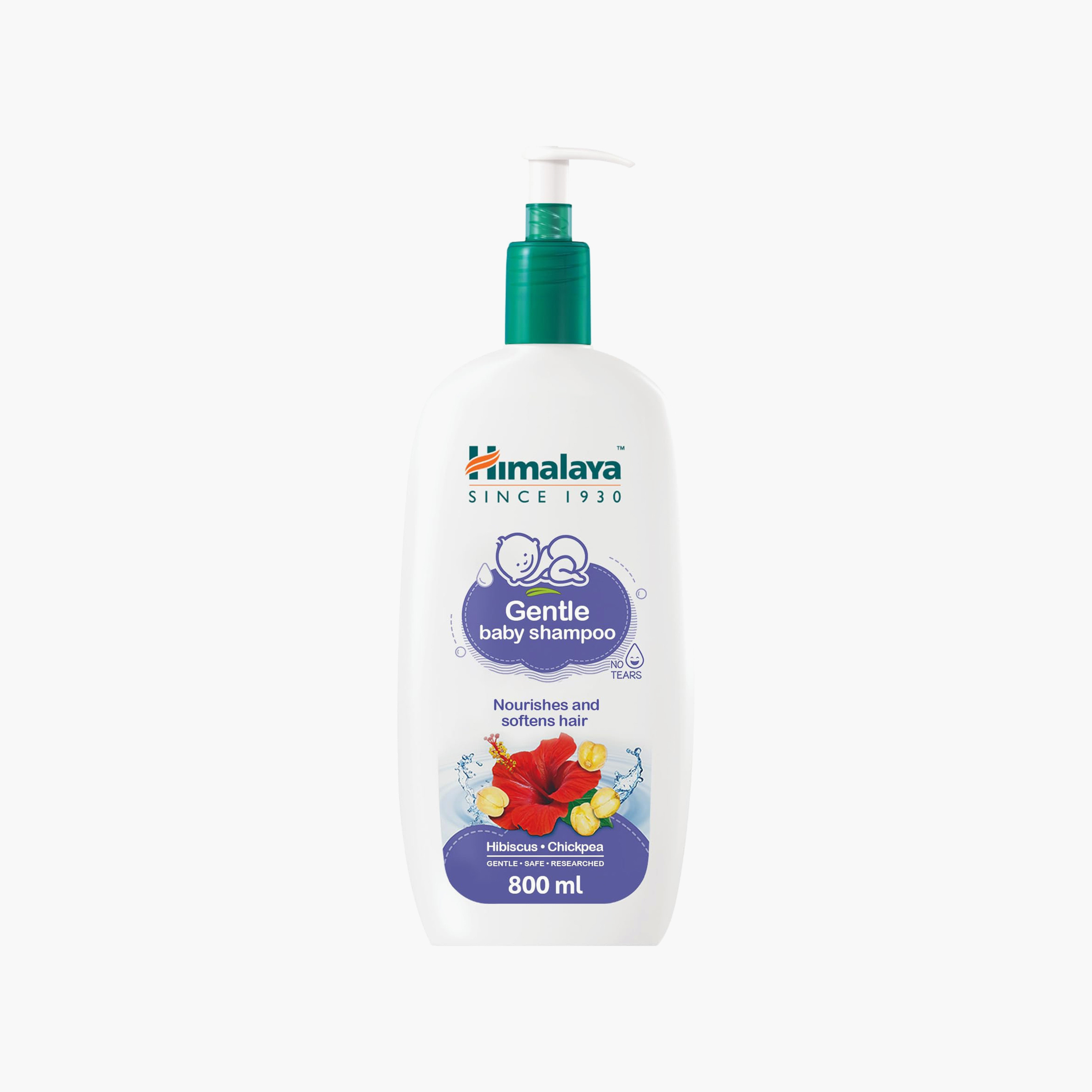 Himalaya Gentle Baby Shampoo with Hibiscus and Chickpea, 800 ml-beautyandpersonalcare-babycare-shampooandconditioner-image-1