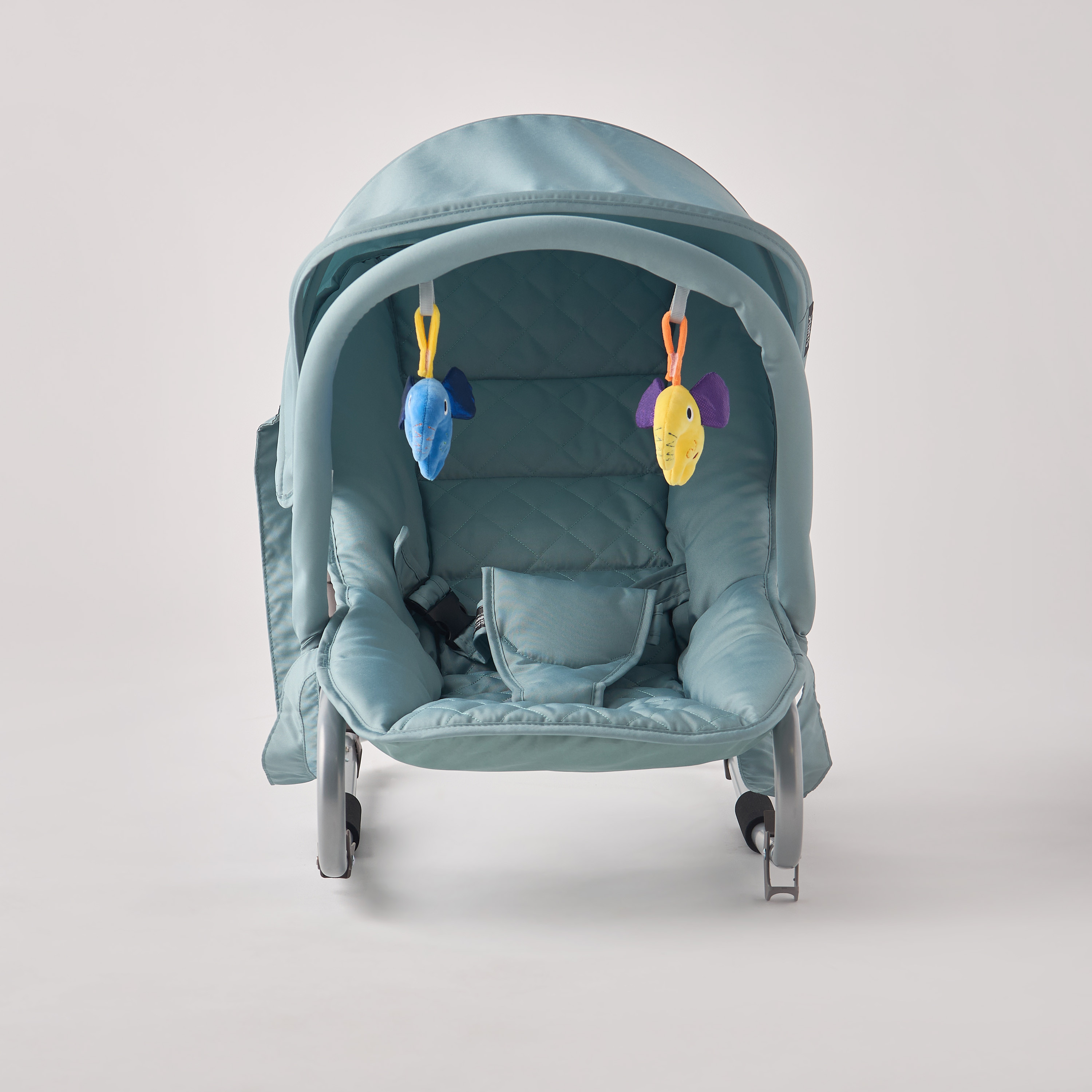 كرسي هزاز مع مظلة وحامل ألعاب كورال من جونيورز-baby-infantactivity-rockers-image-2