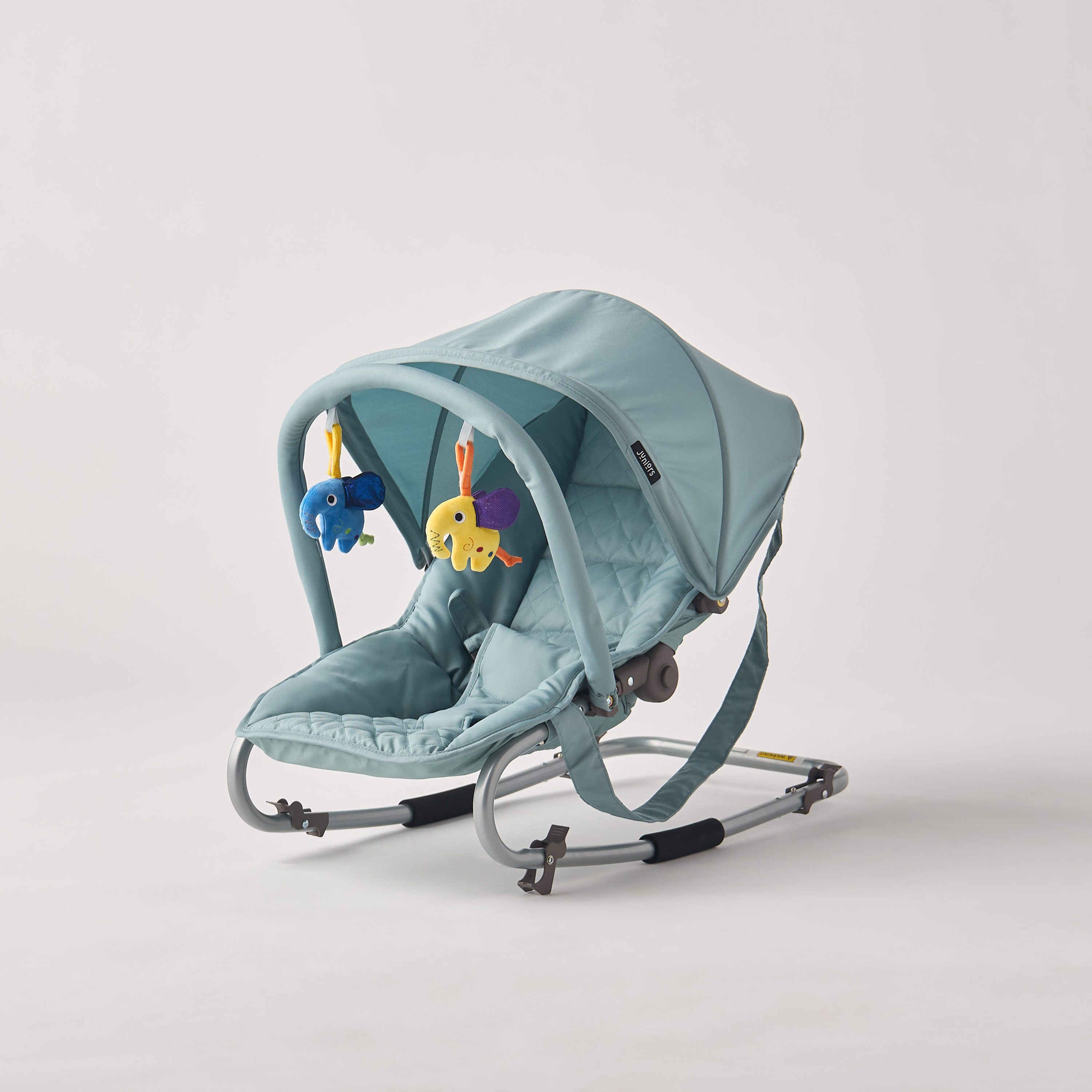 كرسي هزاز مع مظلة وحامل ألعاب كورال من جونيورز-baby-infantactivity-rockers-image-3