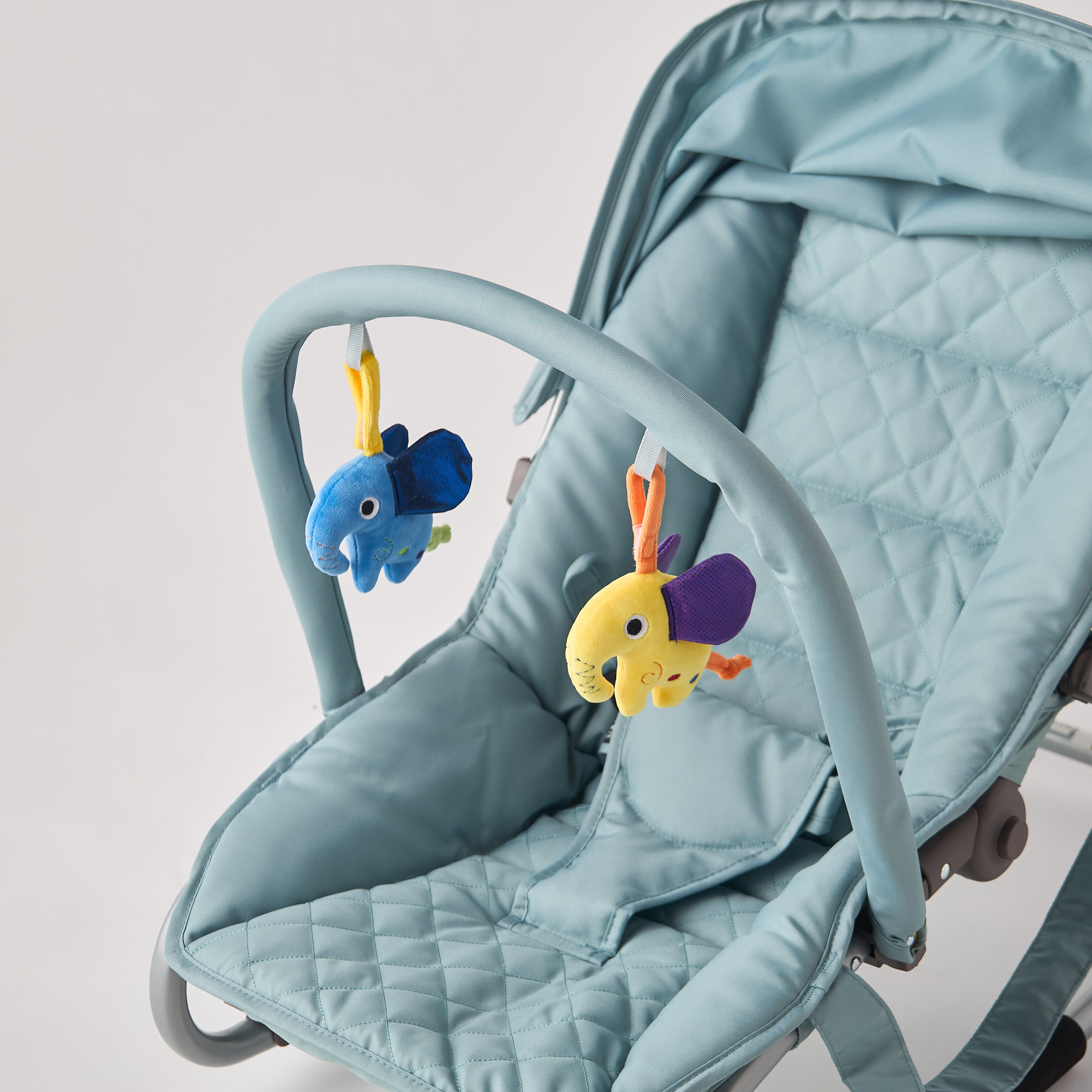 كرسي هزاز مع مظلة وحامل ألعاب كورال من جونيورز-baby-infantactivity-rockers-image-8