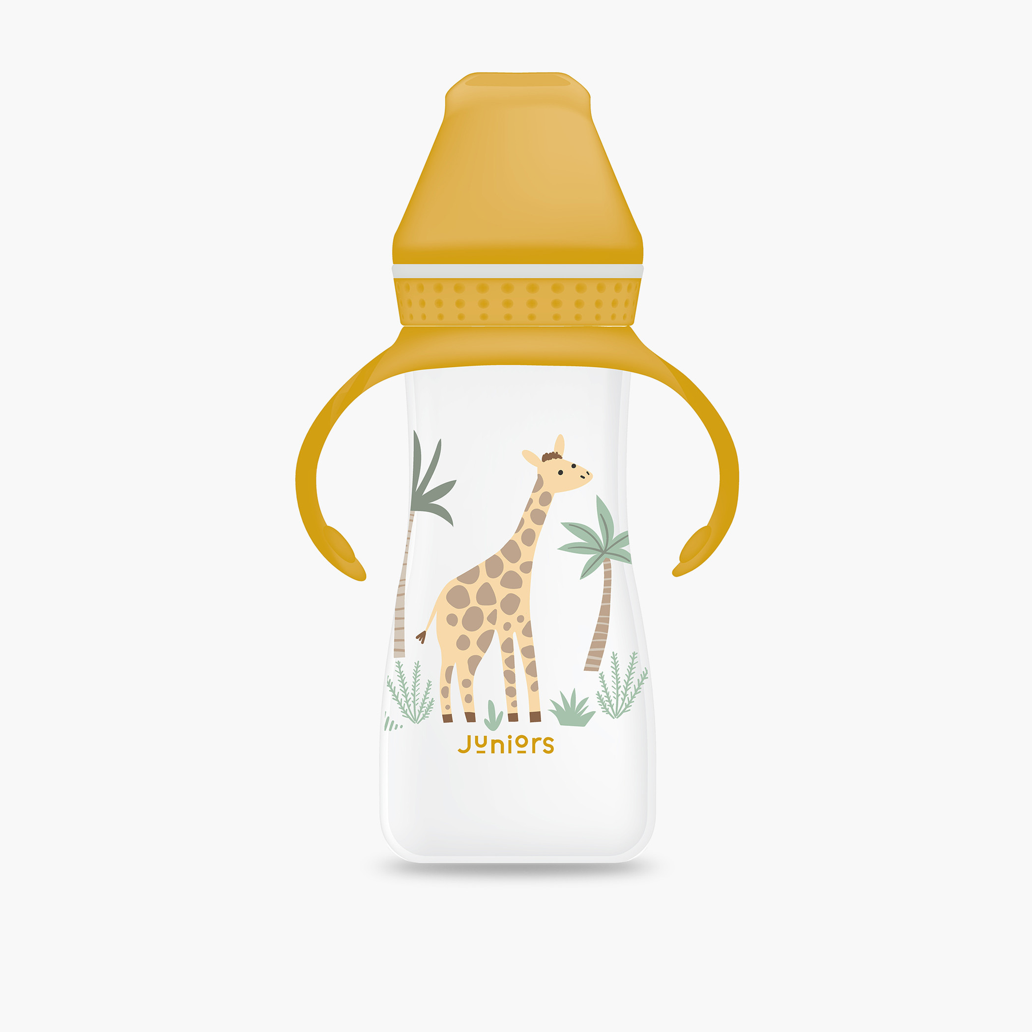 Juniors Anti-Colic Feeding Bottle with Handle - 250 ml (3 months+)-baby-feeding-feedingbottles-bottlesandteats-image-1