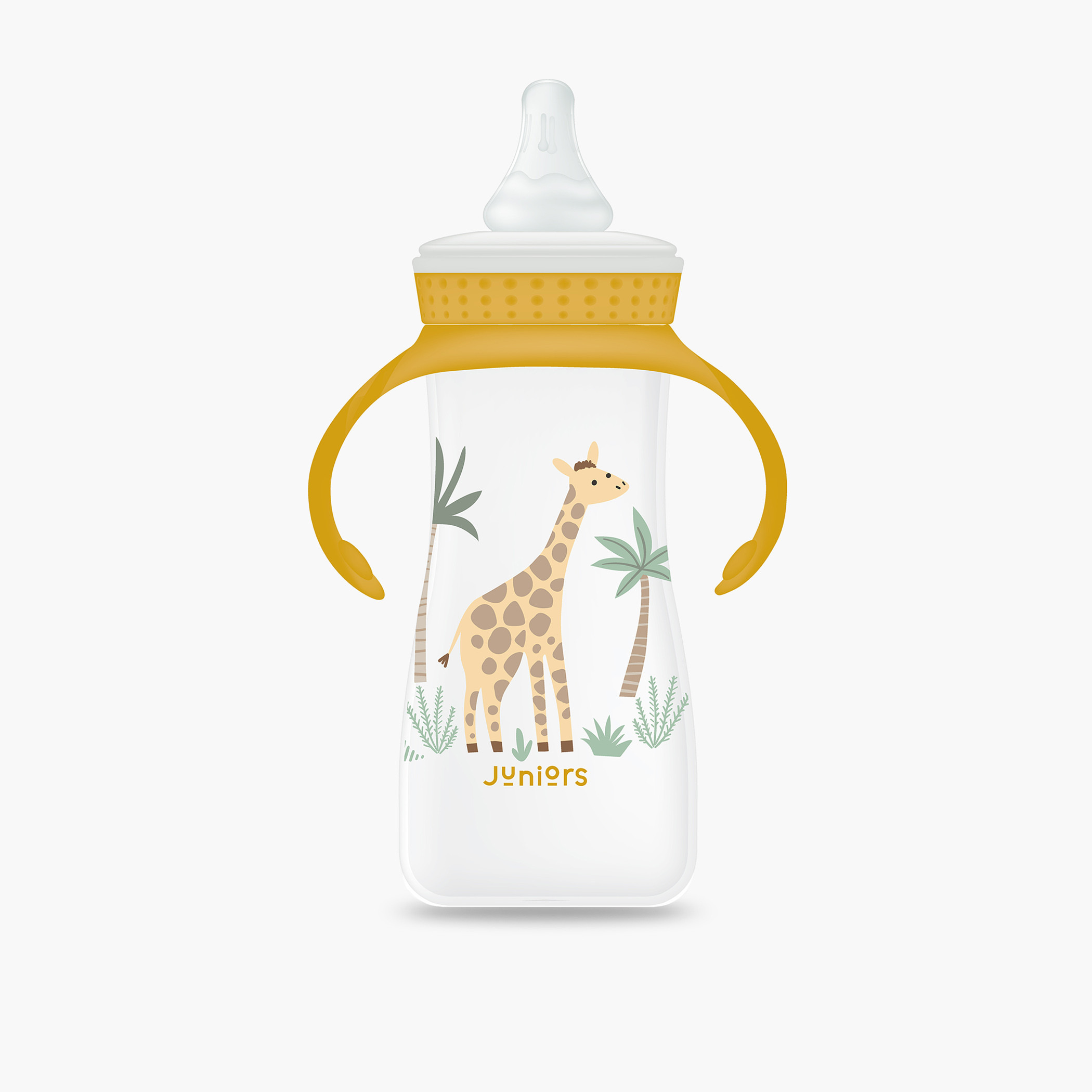 Juniors Anti-Colic Feeding Bottle with Handle - 250 ml (3 months+)-baby-feeding-feedingbottles-bottlesandteats-image-2