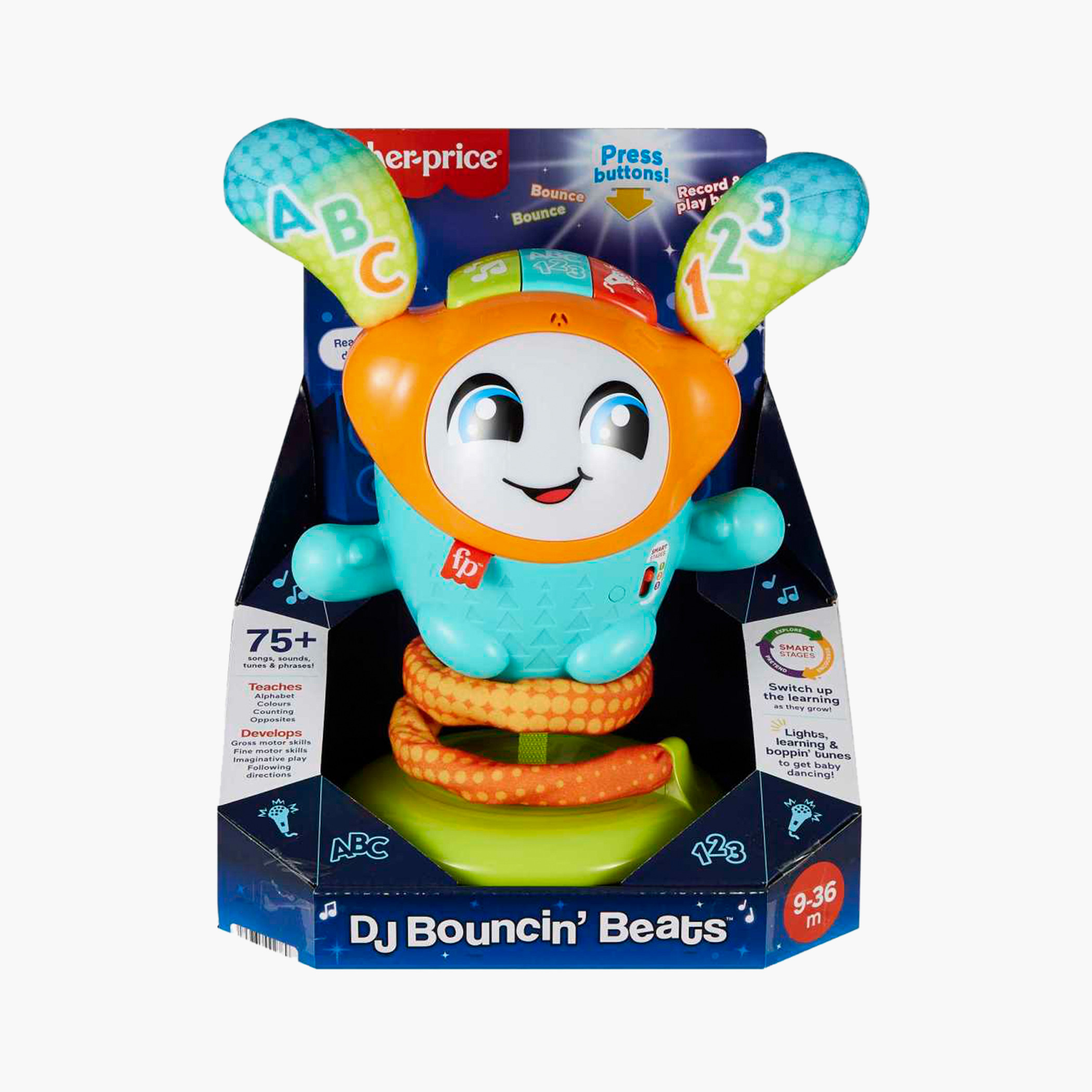 لعبة دي جي باونسين بيتس من فيشر برايس-toys-babyandtoddlertoys-lightsandmusicaltoys-image-6