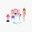 Barbie Doll Hair Salon Playset, Styling Accessories & Furniture, Color-Change Hair & Printed Dress-toys-dollsandplaysets-dollplaysets-image-1