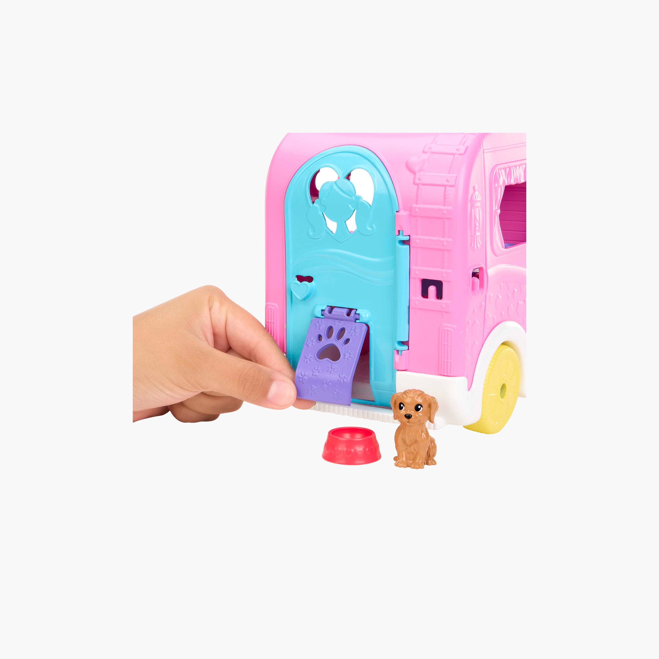 Barbie Camper, Chelsea 2-in-1 Playset with Doll, 2 Pets & 15 Accessories, Converts into Camp Site-toys-dollsandplaysets-dollplaysets-image-4