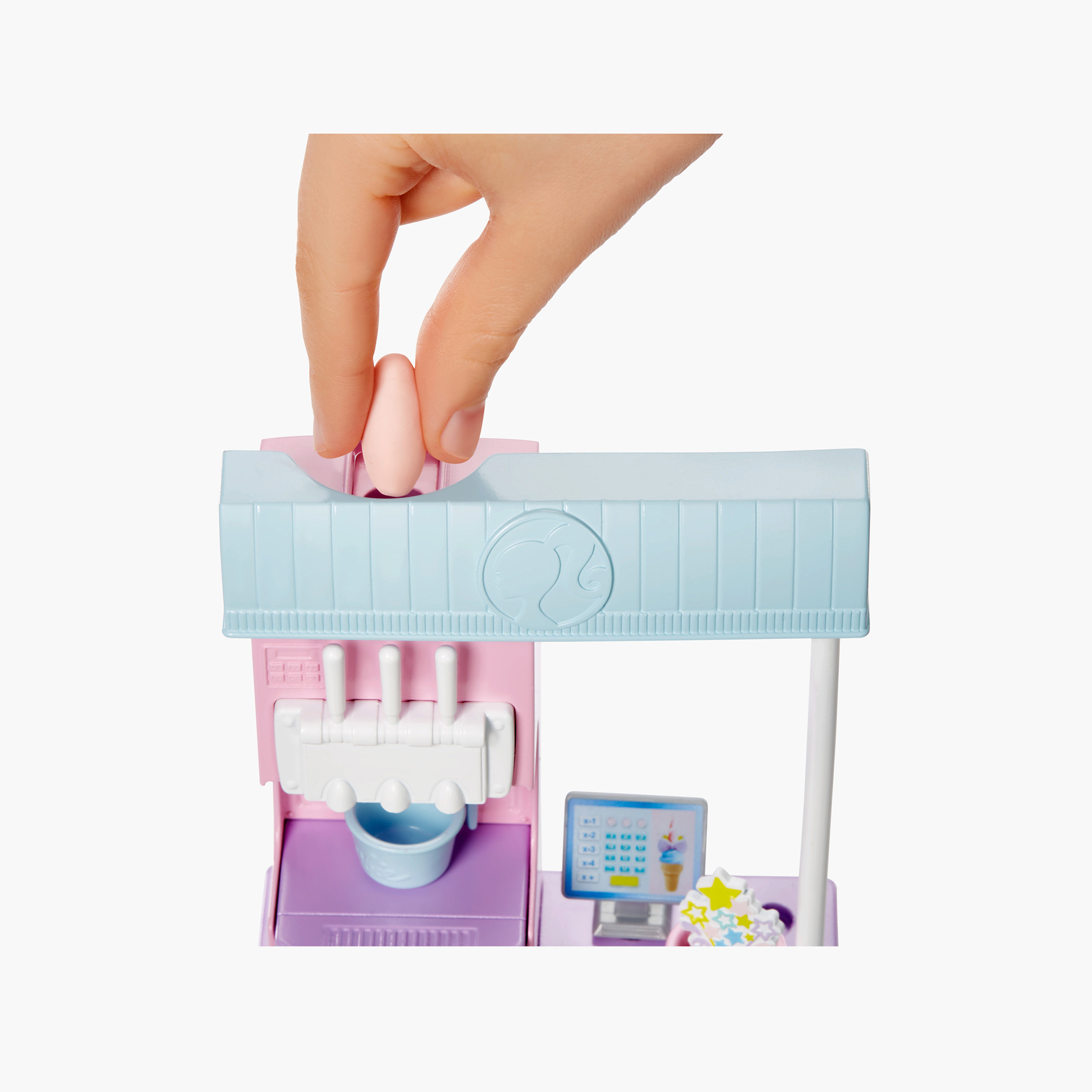 Barbie ice cheap cream set