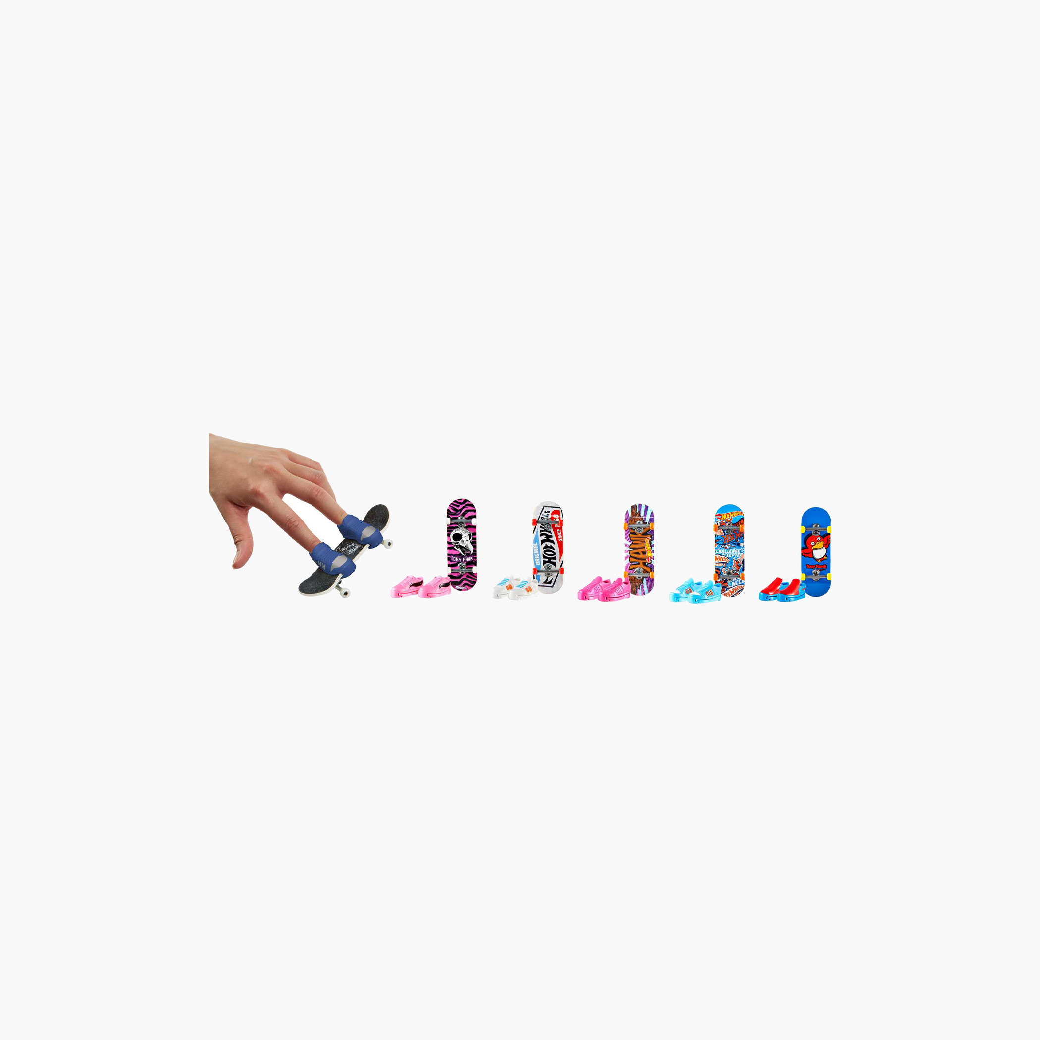 Hot Wheels Skate Tony Hawk Fingerboard & Shoes, Designed in Collaboration with Tony Hawk,Fingerboard-toys-playvehicles-cars-image-5