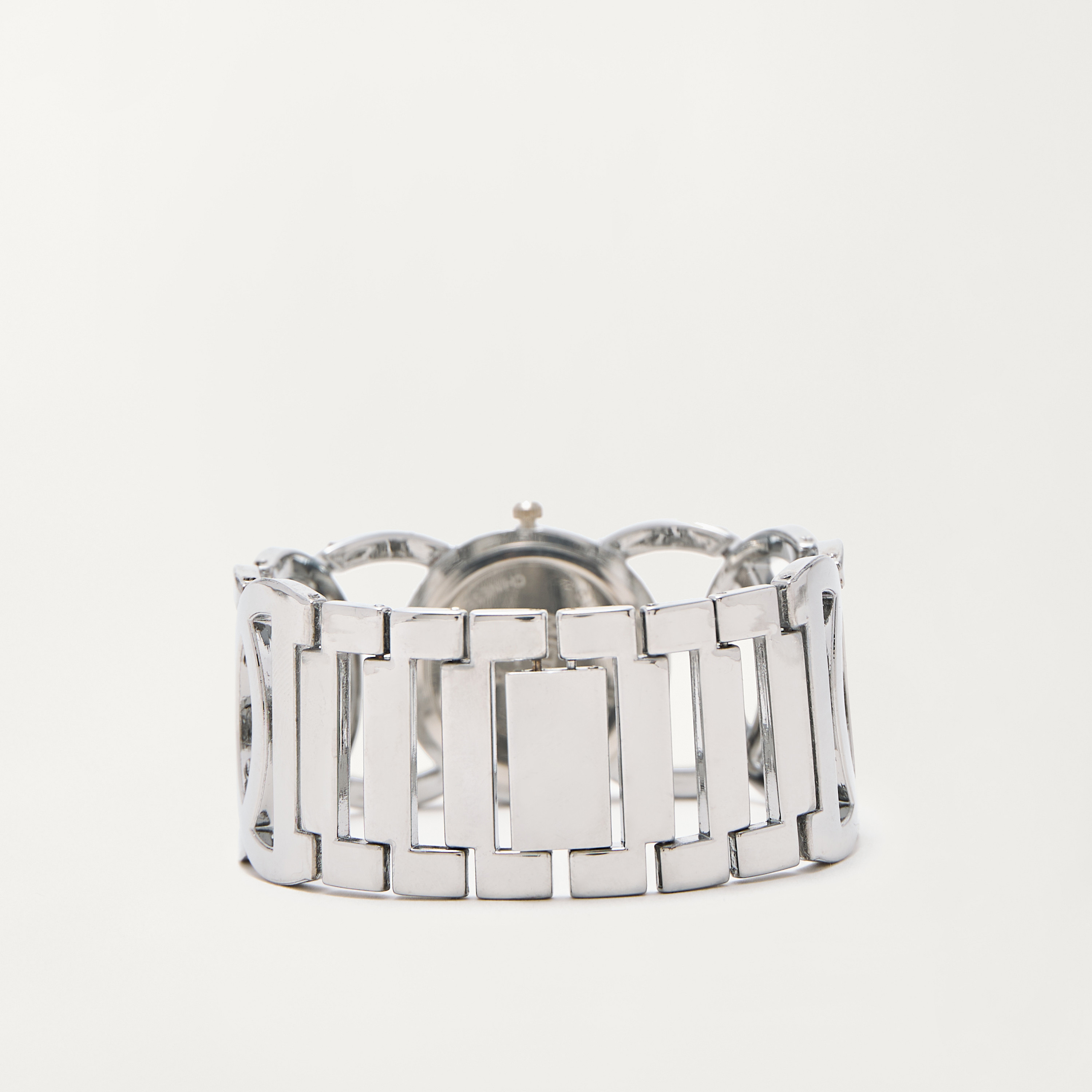 Mistotes Snake Textured Metallic Wristwatch-women-watchesandjewellery-watches-image-3