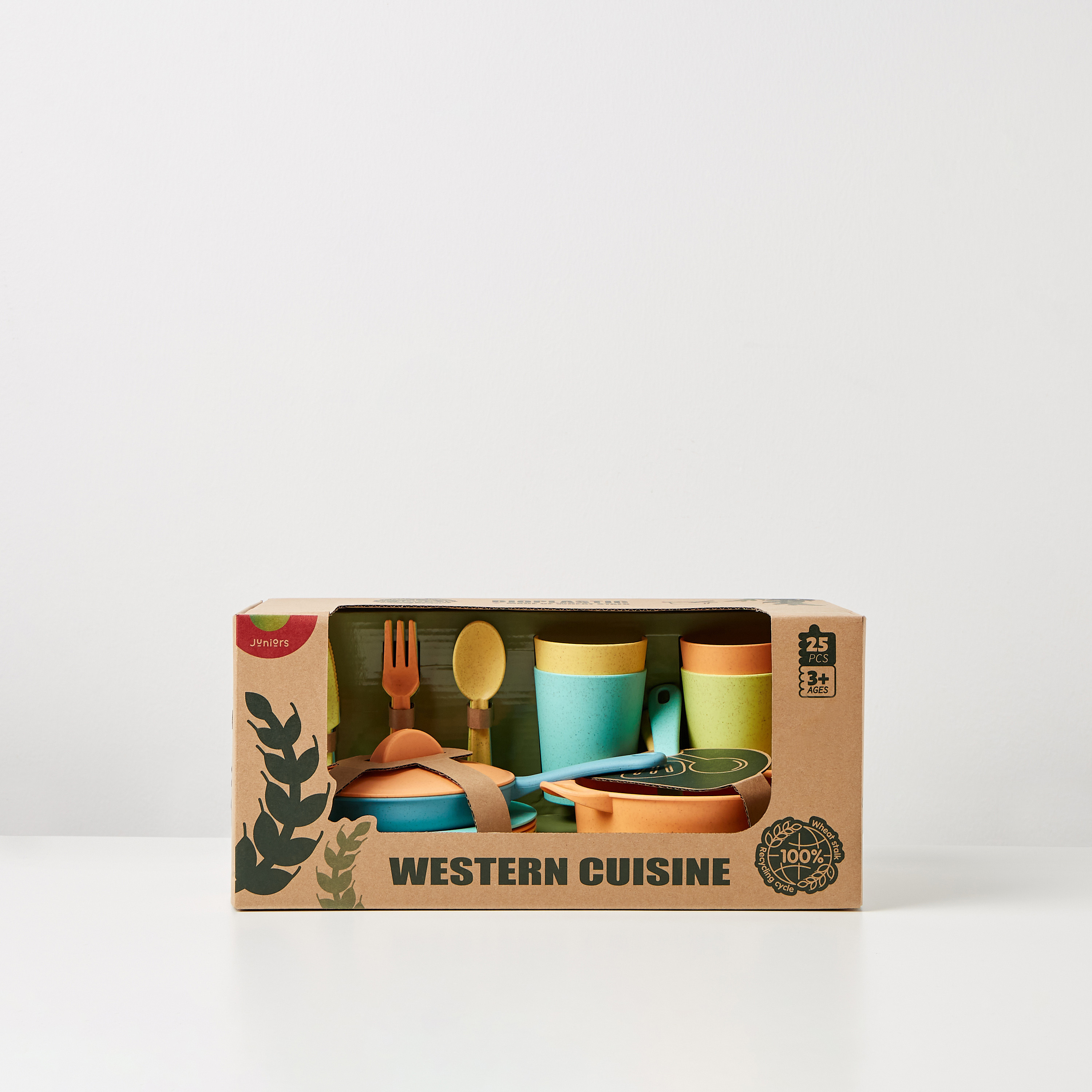 مجموعة ألعاب أدوات المائدة - 25 قطعة من جونيورز-toys-roleplay-kitchensets-image-1