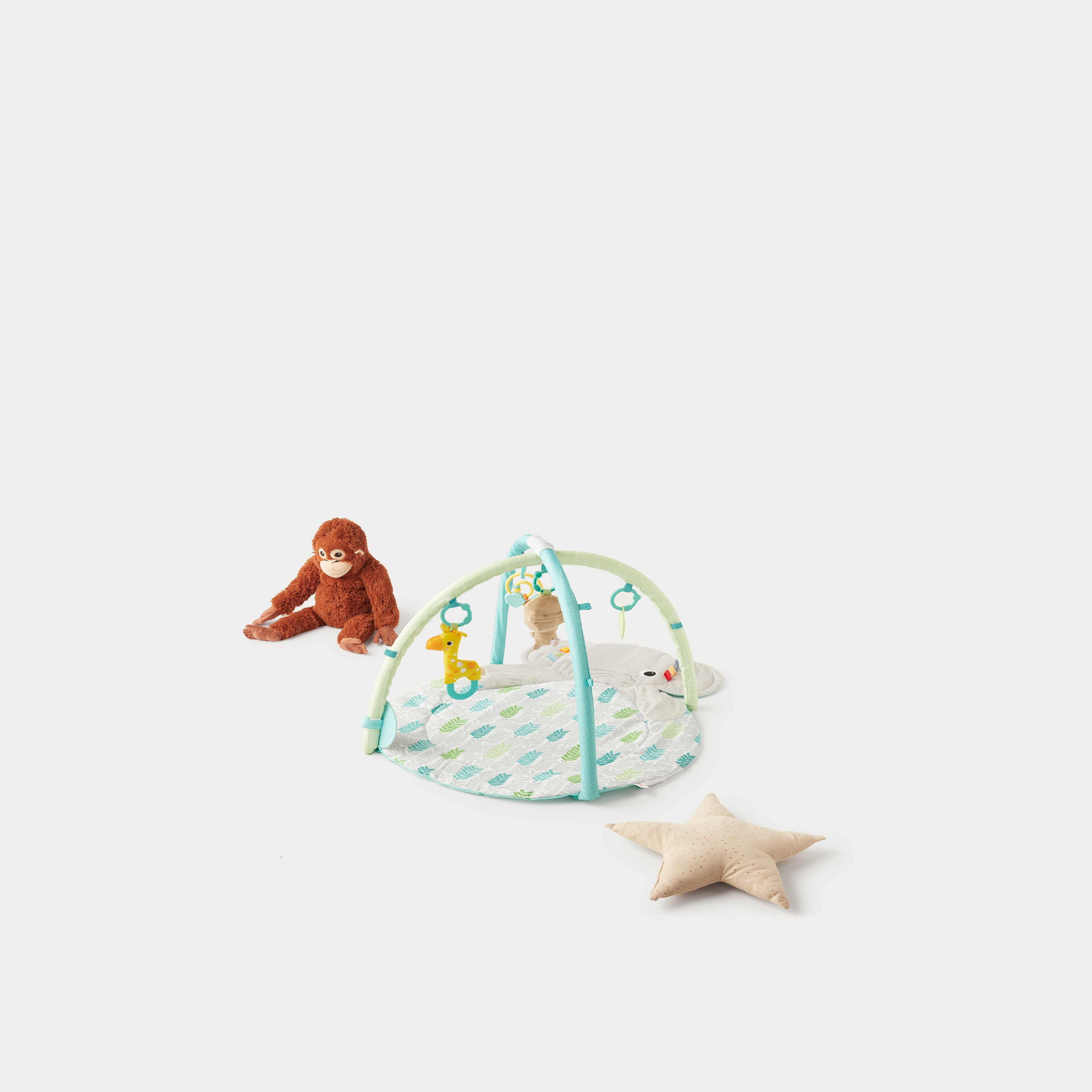 Bright Starts Elephant Shaped Hug and Cuddle Activity Gym-baby-infantactivity-playgyms-image-1
