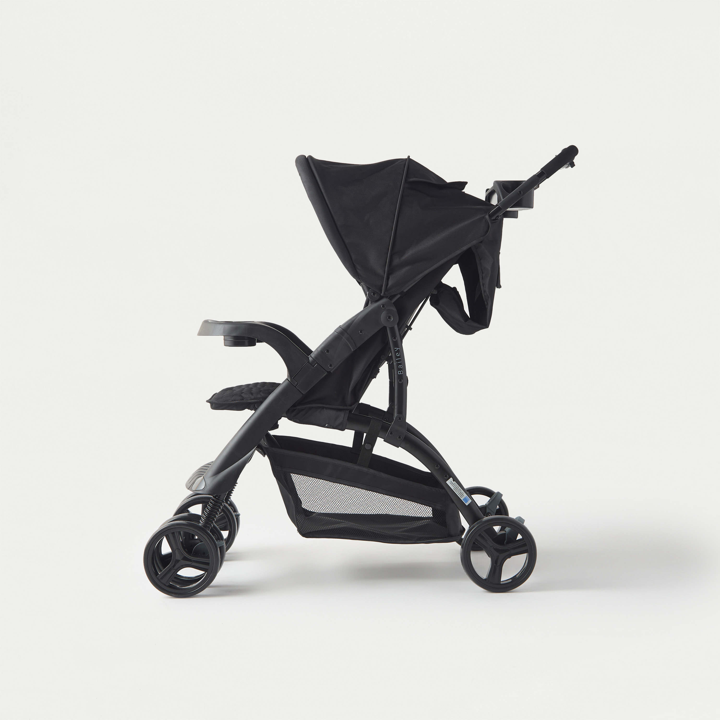Juniors Bailey Deluxe Stroller with Push Button Folding System, Metal Frame and Wheel Lock-baby-gear-strollersandprams-strollers-image-3