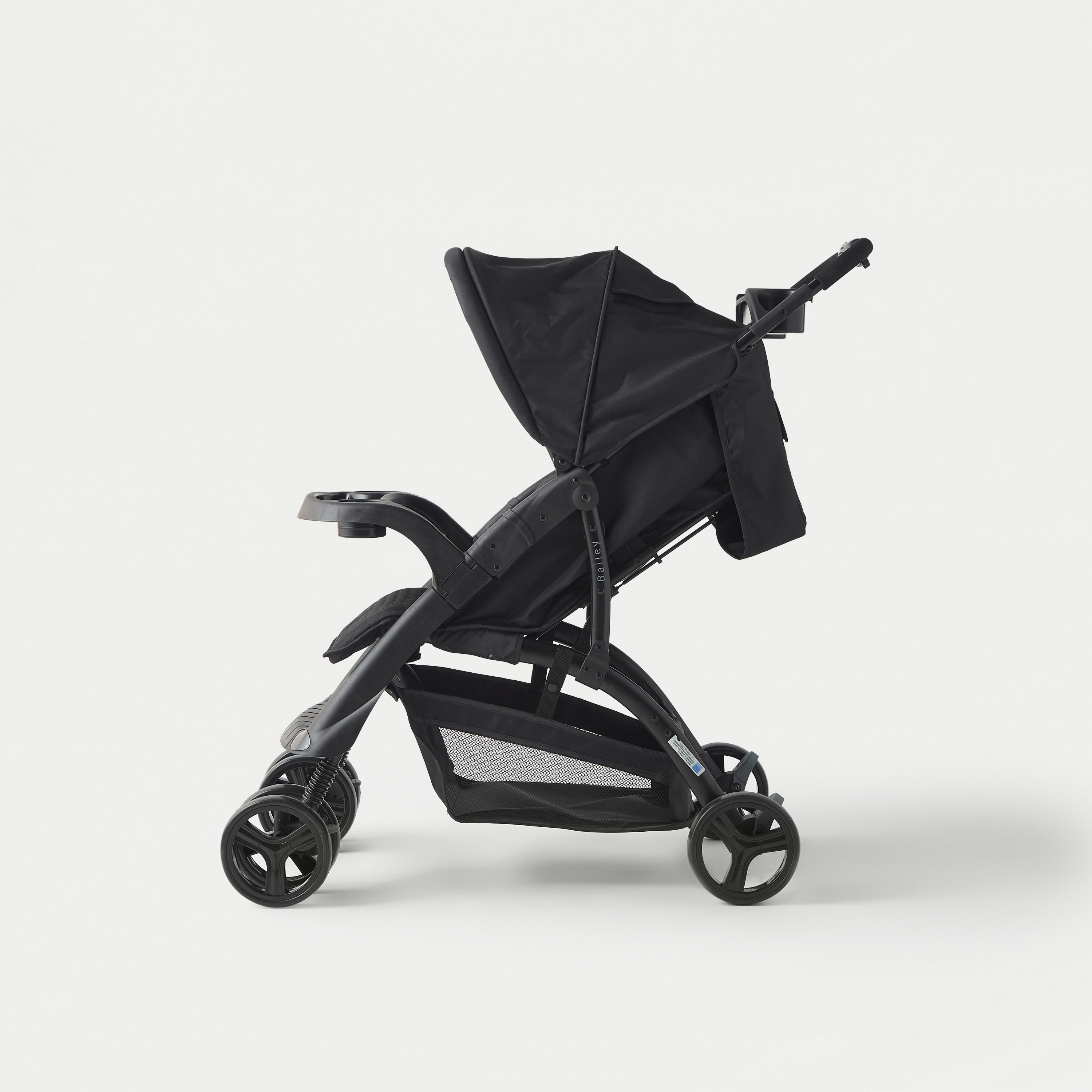 Juniors Bailey Deluxe Stroller with Push Button Folding System, Metal Frame and Wheel Lock-baby-gear-strollersandprams-strollers-image-4