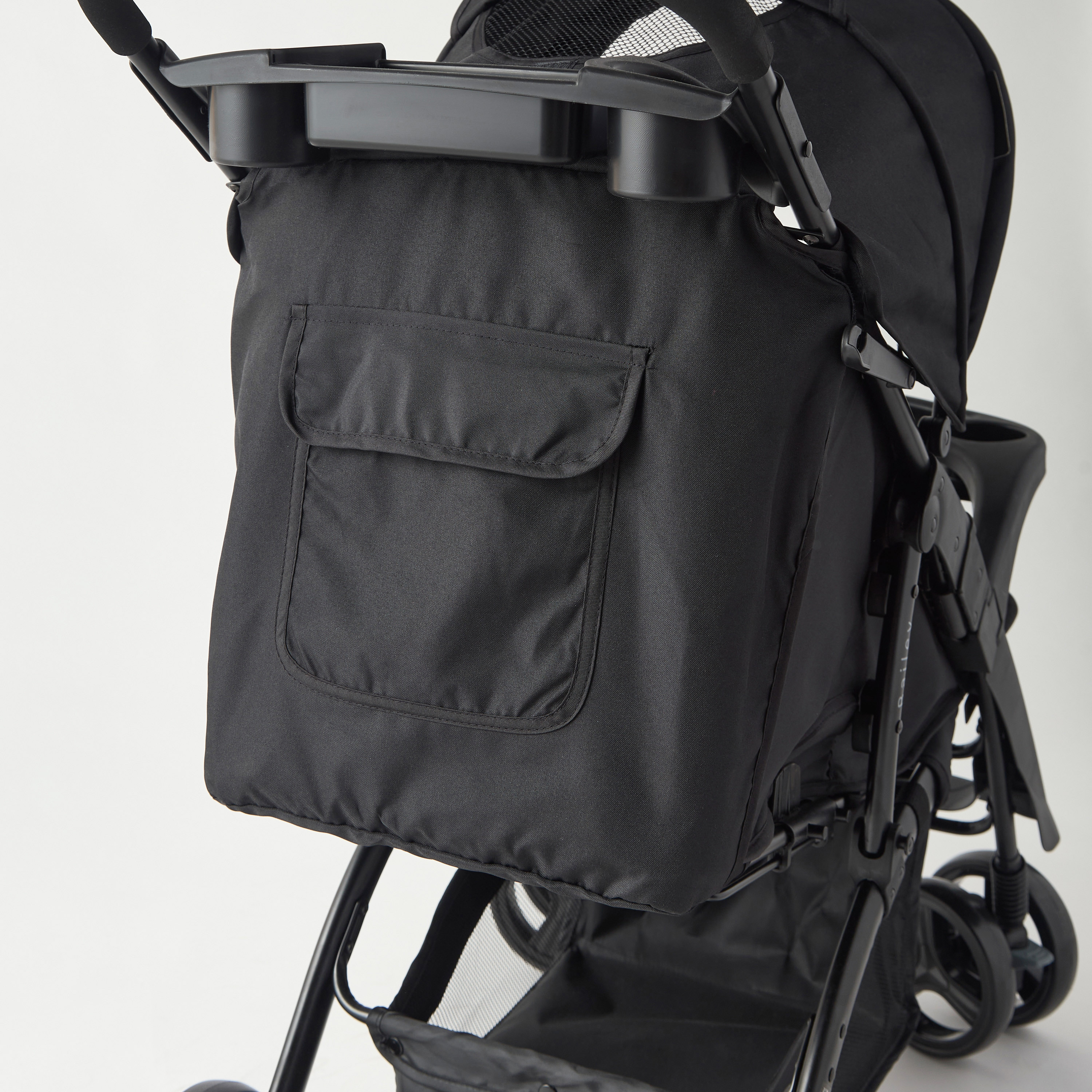 Juniors Bailey Deluxe Stroller with Push Button Folding System, Metal Frame and Wheel Lock-baby-gear-strollersandprams-strollers-image-6