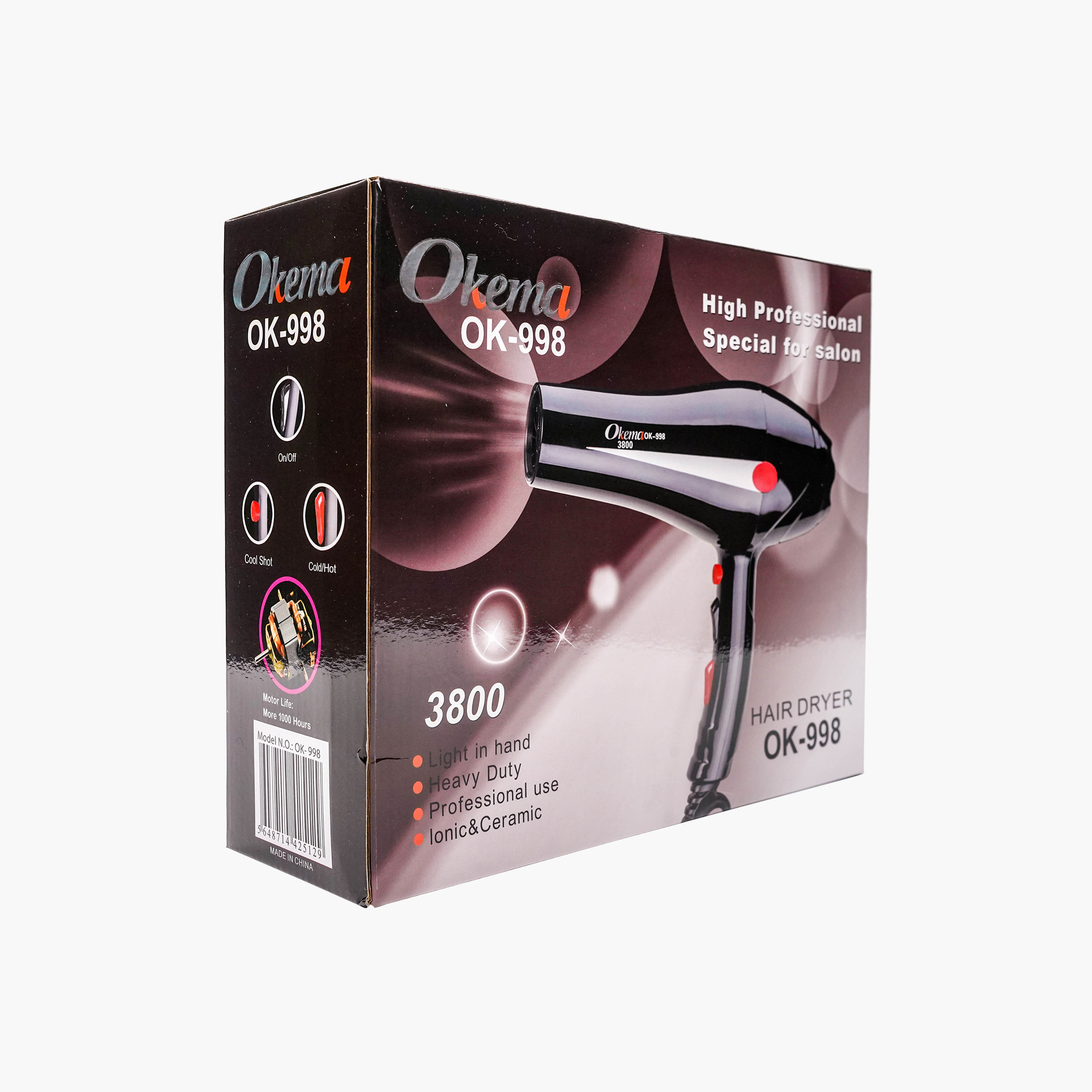 Okema Ok-998 Hair Dryer-beautyandpersonalcare-appliances-hairstylingtools-hairdryers-image-12