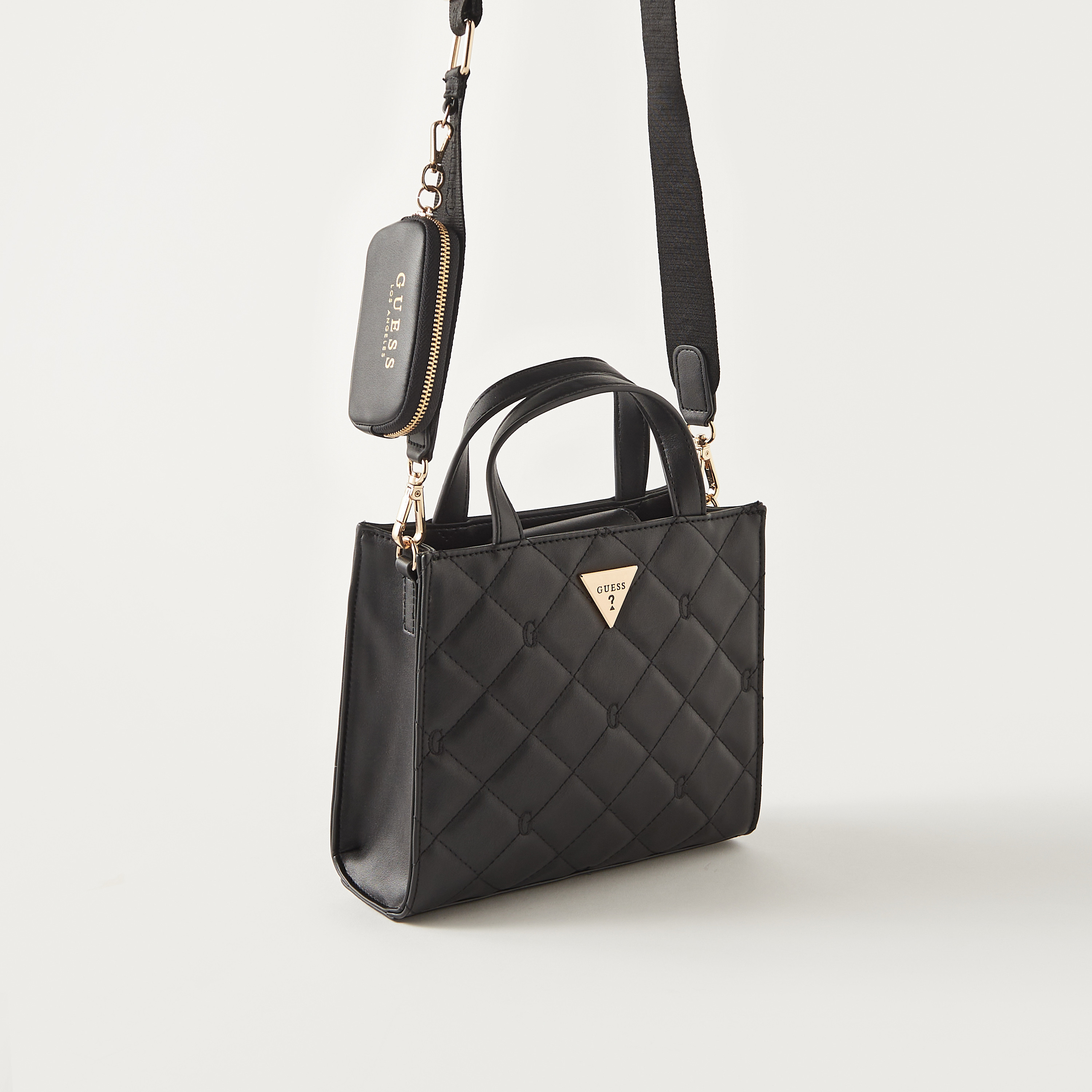 Guess quilted 2025 tote bag