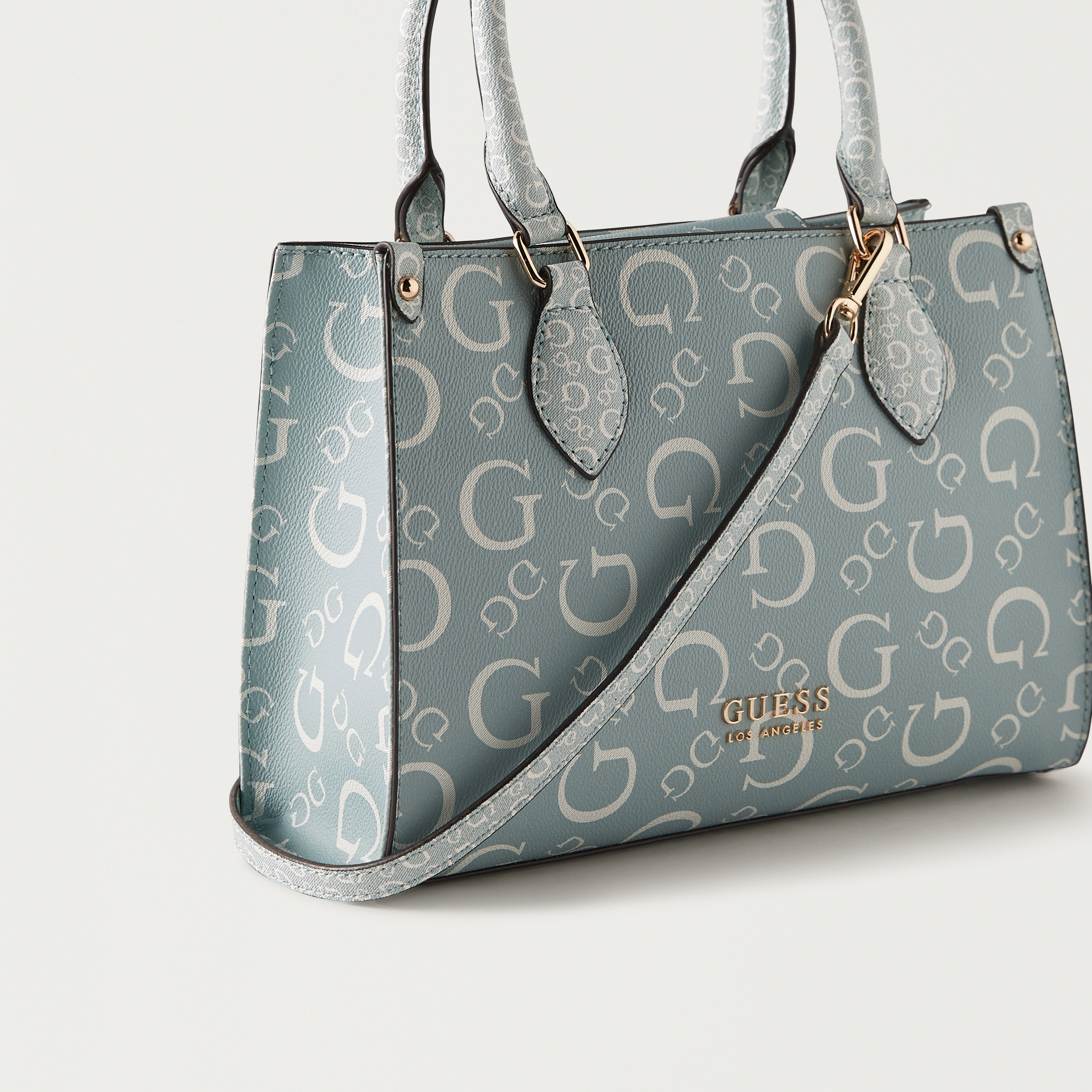 Guess Logo Print Tote Bag with Handles and Detachable Strap-women-bagsandwallets-handbags-image-3