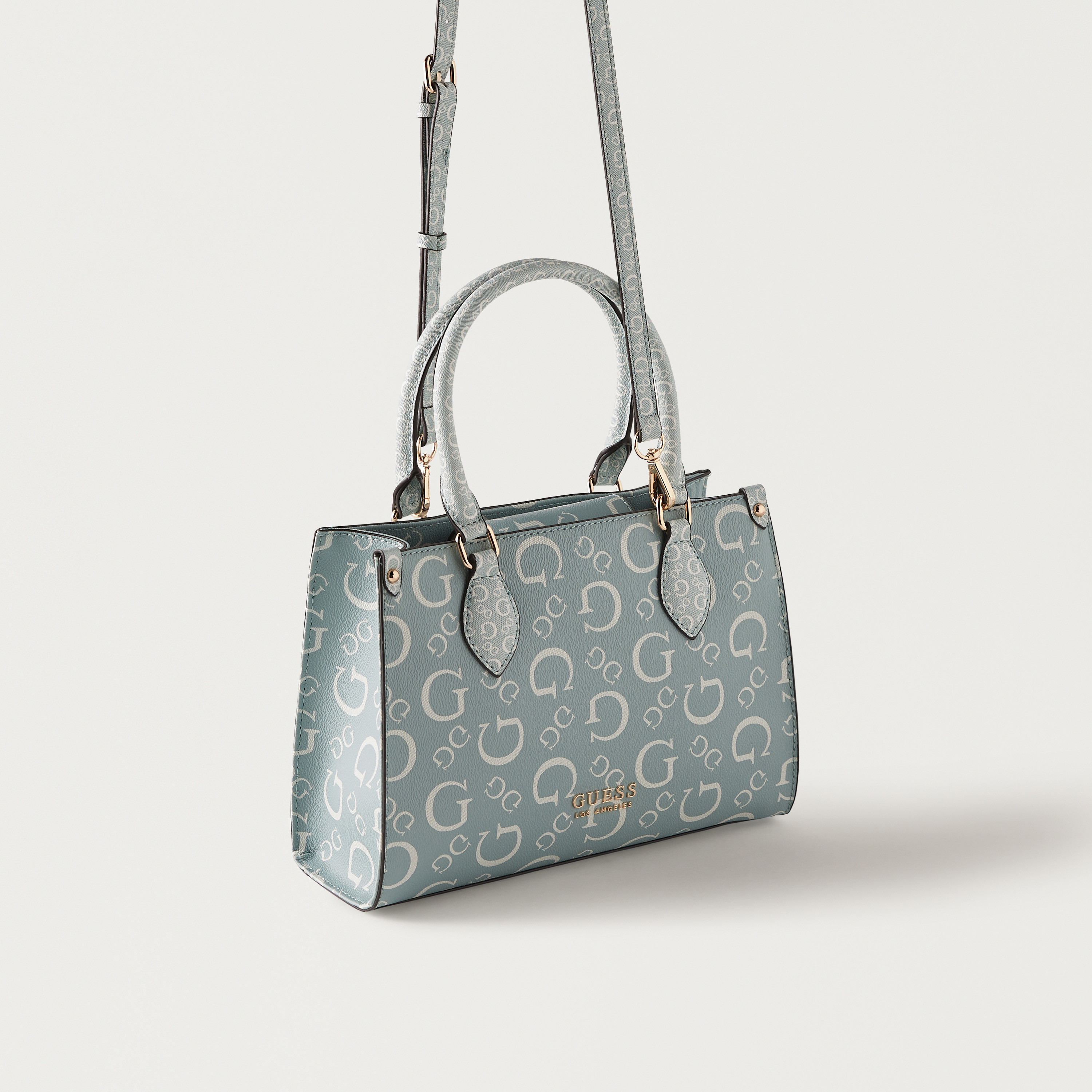 Guess Logo Print Tote Bag with Handles and Detachable Strap-women-bagsandwallets-handbags-image-4