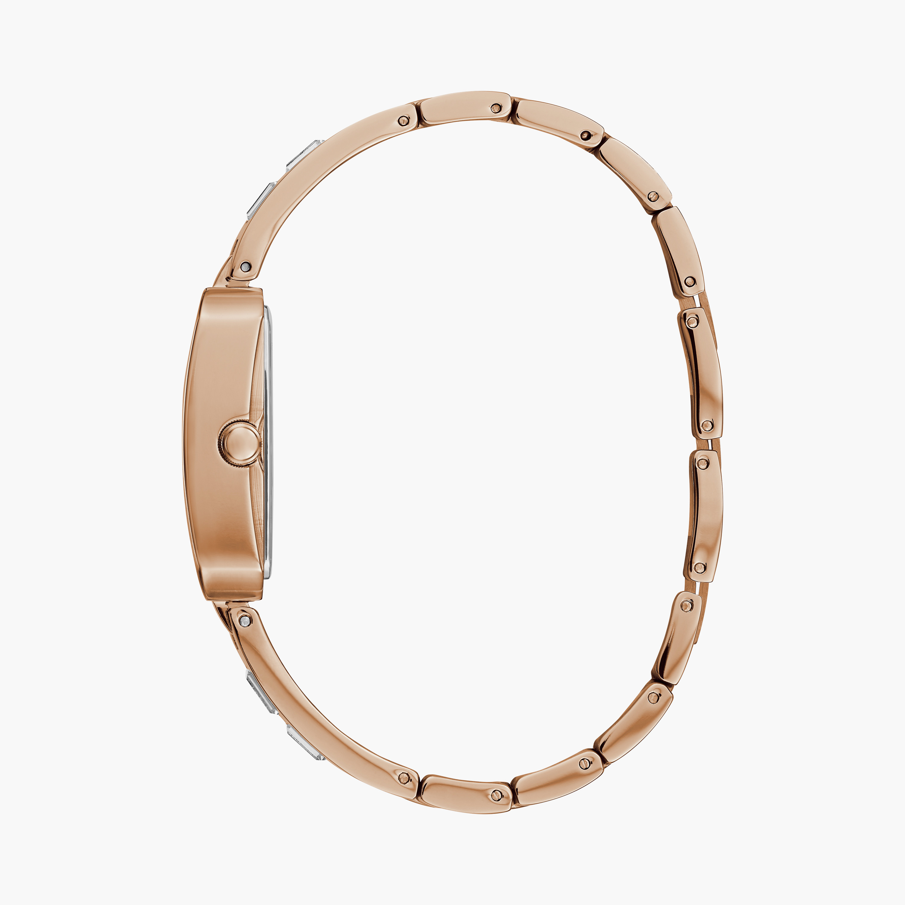 ساعة أنالوج ذهبية وردية بسوار ستانلس ستيل من جيس | GW0102L3-women-watchesandjewellery-watches-image-2