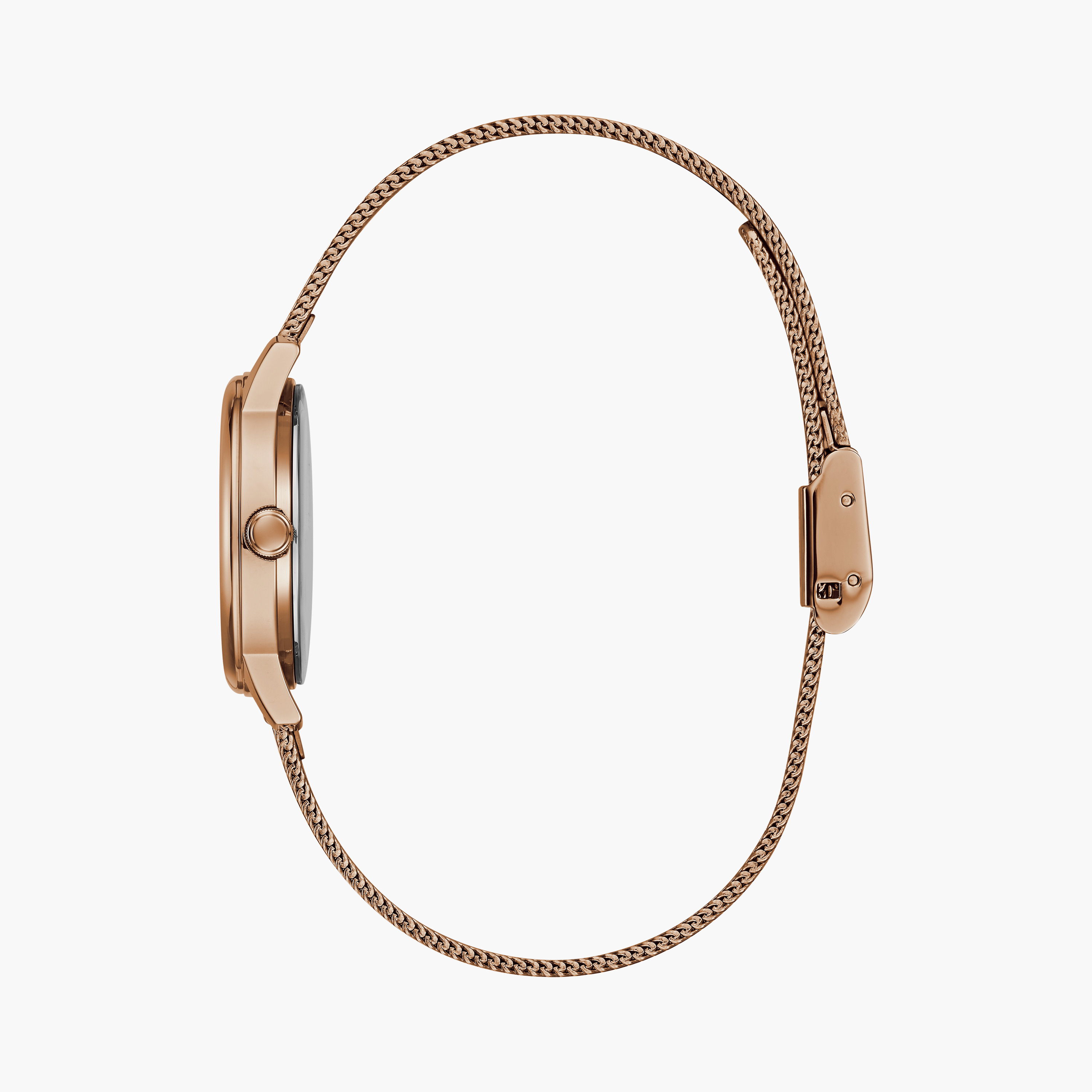 Guess Rose Gold Analog Stainless Steel Strap Watch | GW0106L3-women-watchesandjewellery-watches-image-2