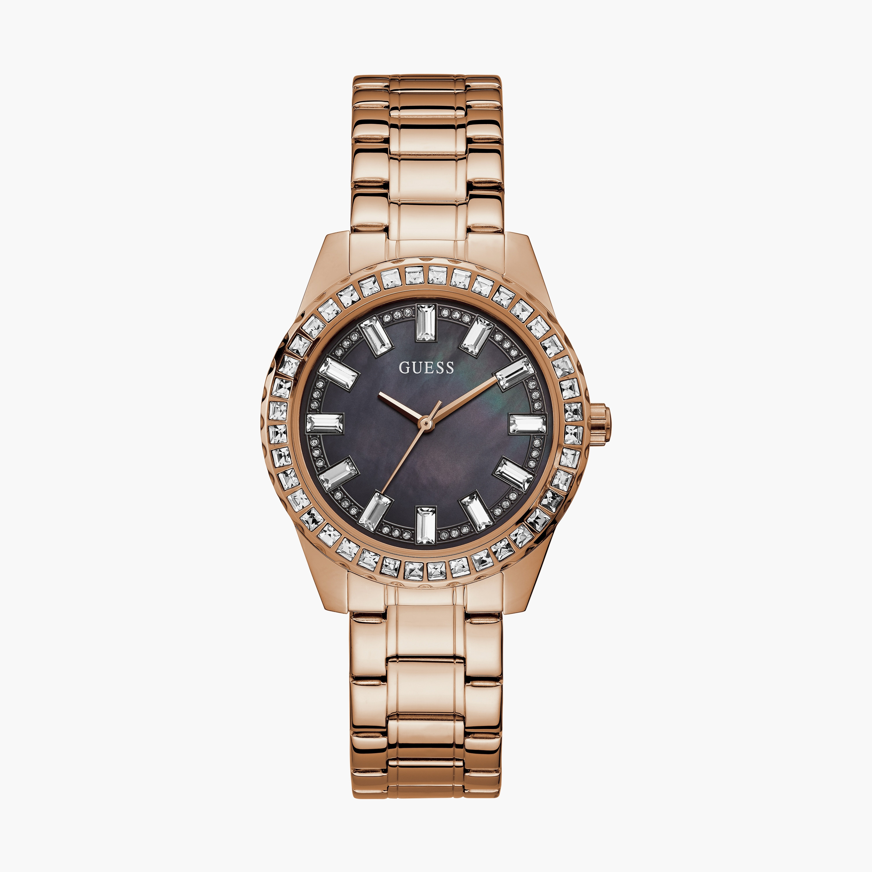 Guess Women's Rose Gold Analog Stainless Steel Strap Watch | GW0111L3 | 38 MM-women-watchesandjewellery-watches-image-1