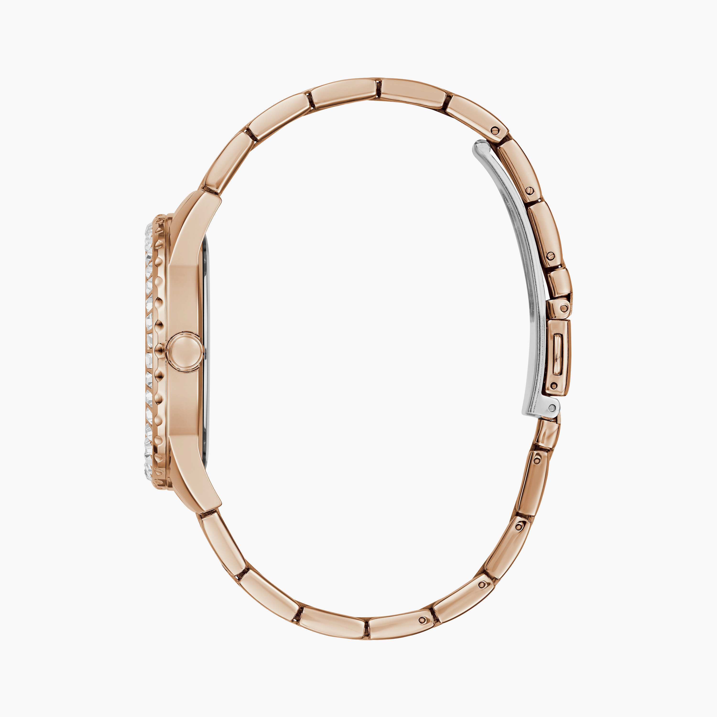 Guess Women's Rose Gold Analog Stainless Steel Strap Watch | GW0111L3 | 38 MM-women-watchesandjewellery-watches-image-2