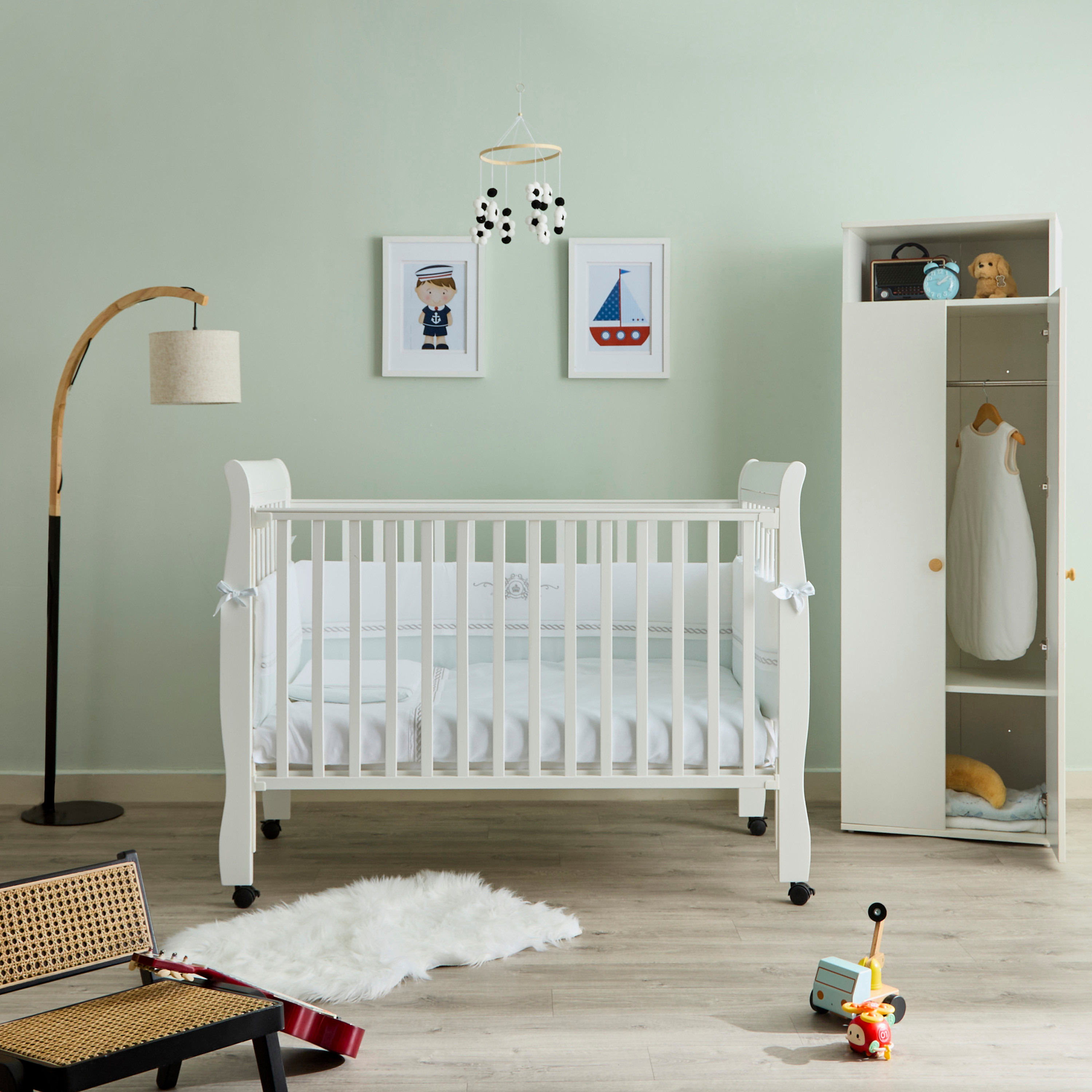 Juniors Blake Crib with Adjustable Height and Side Rails (Up to 3 years)-baby-nursery-furniture-cribsandbeds-babycribs-image-13