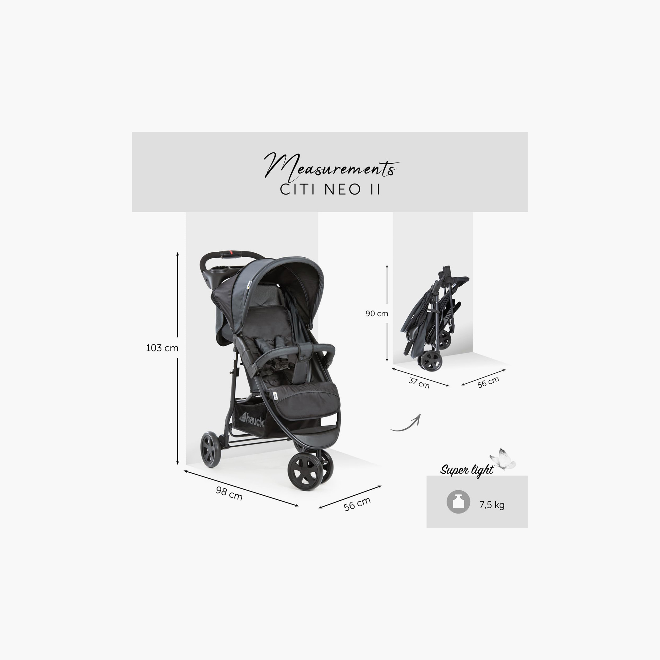 Buy Hauck Citi Neo II Stroller Online Mothercare Bahrain