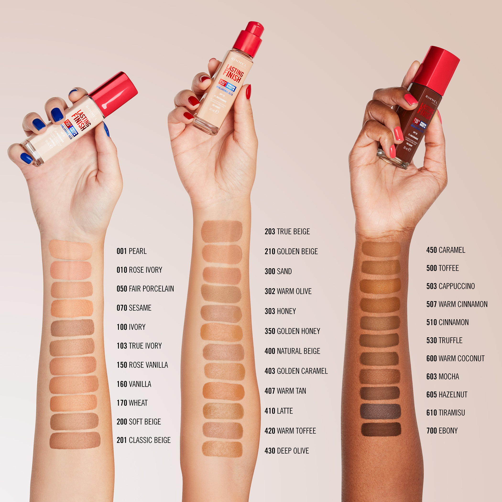 Rimmel shades deals of foundation