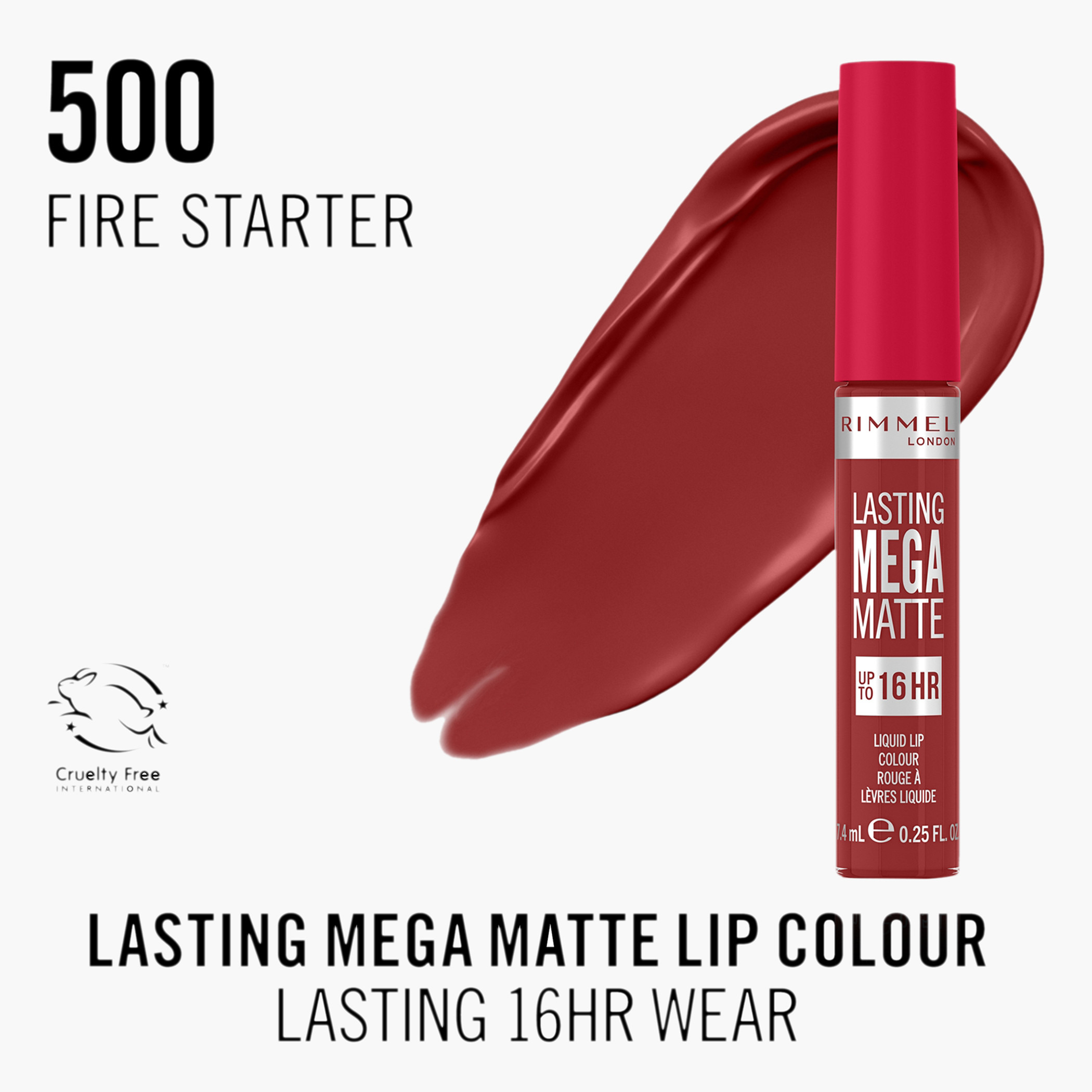 أحمر شفاه سائل لاستينج ميجا مات من ريميل لندن 810 - 7.4 مل-beautyandpersonalcare-makeup-lips-liquidlipsticks-image-59