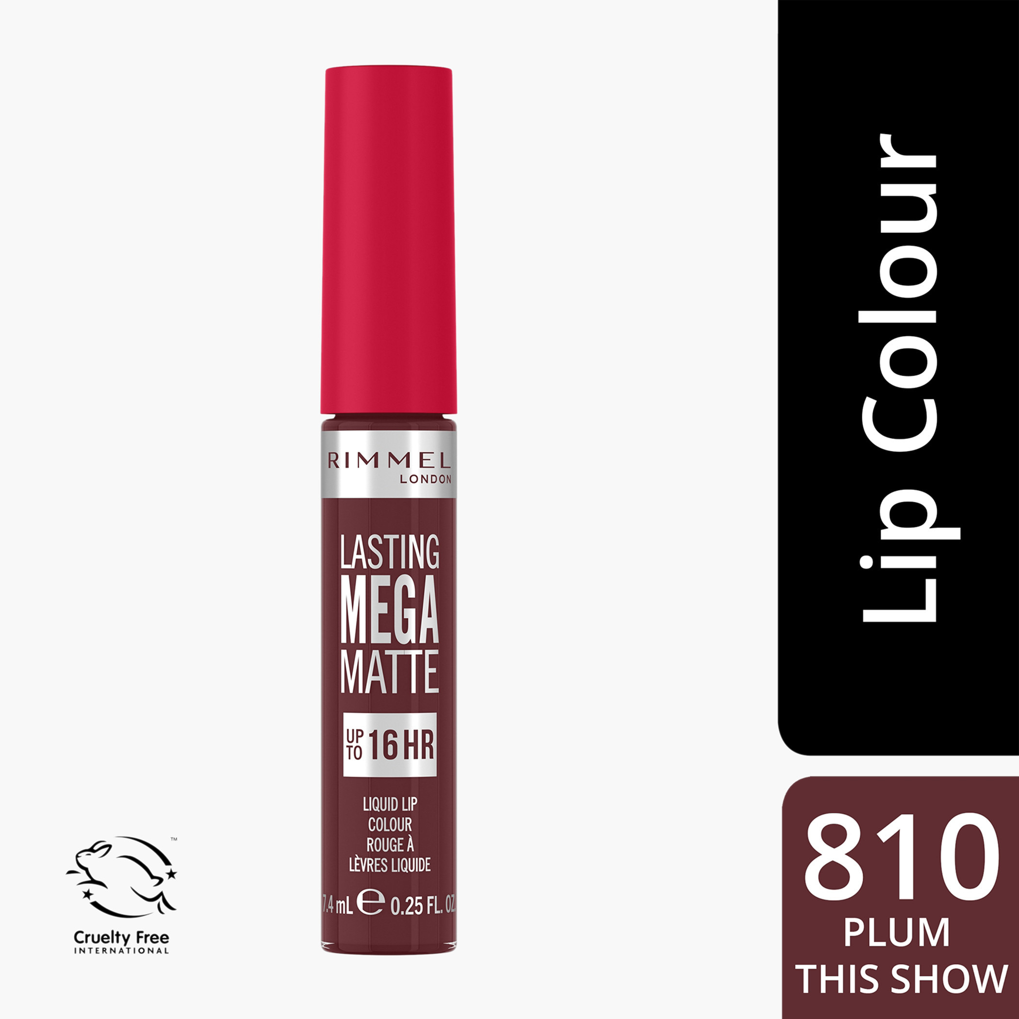 أحمر شفاه سائل لاستينج ميجا مات من ريميل لندن 810 - 7.4 مل-beautyandpersonalcare-makeup-lips-liquidlipsticks-image-2
